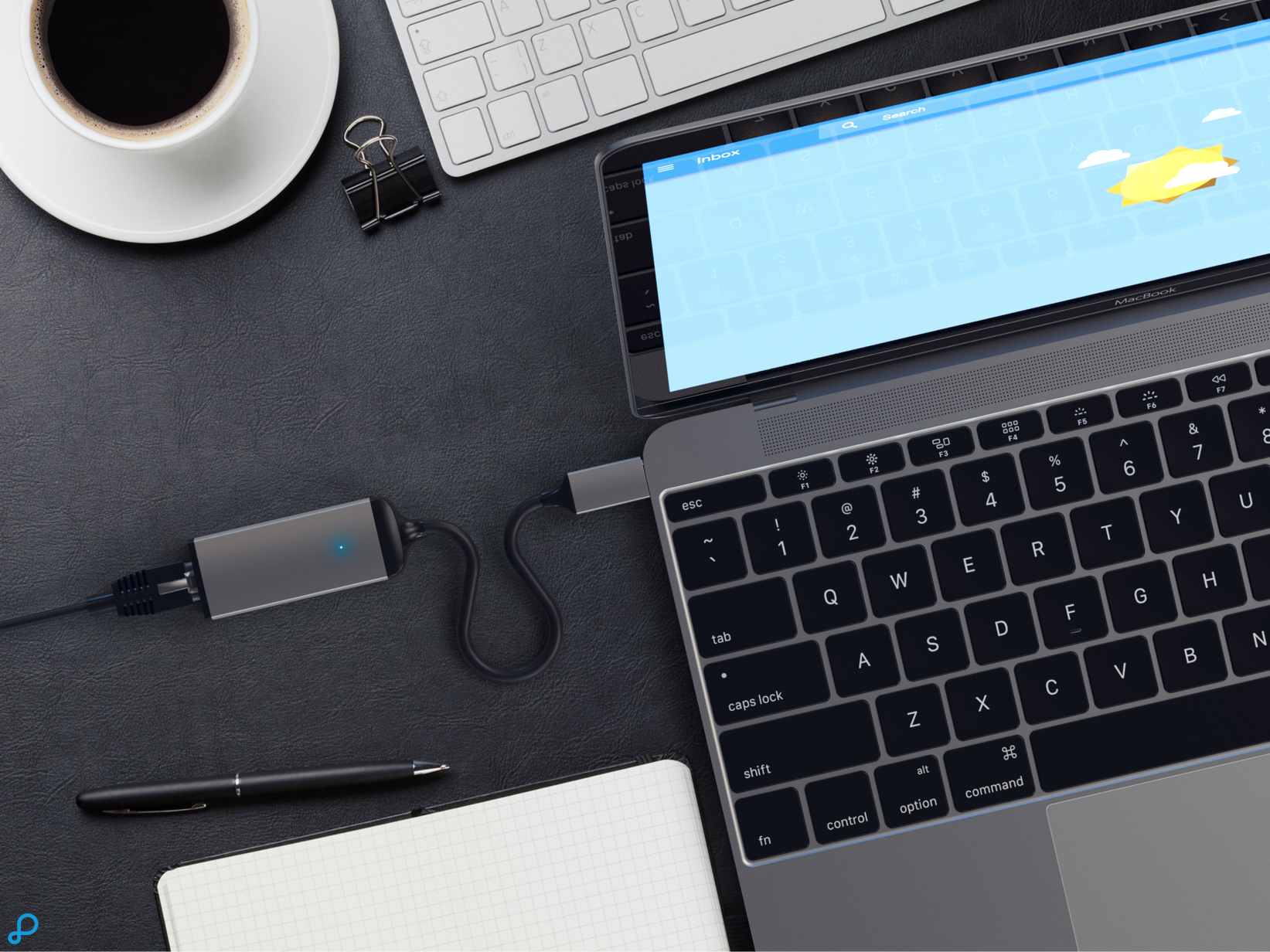 Satechi USB-C - Ethernet Adapter - Space Grey-4