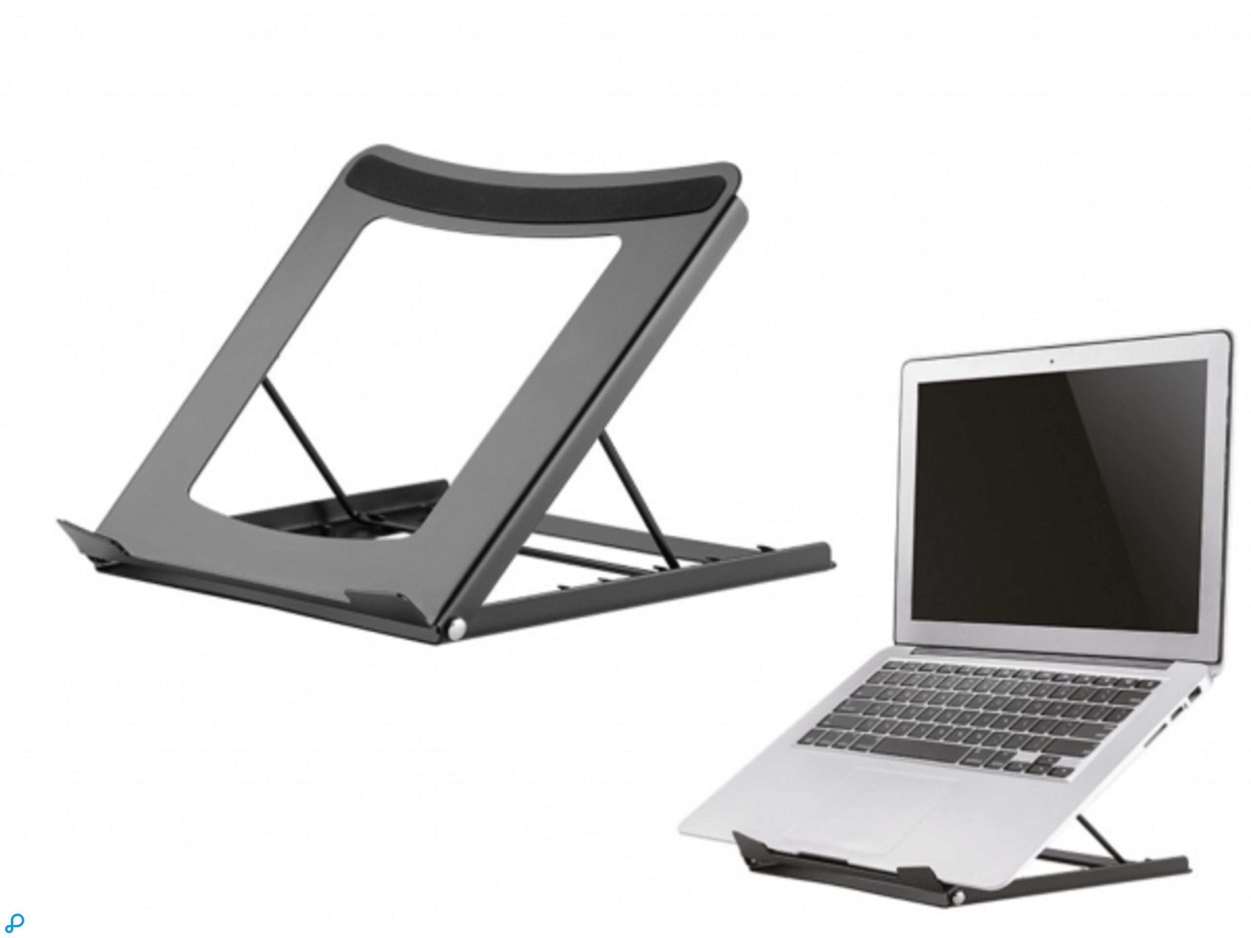 Newstar Notebook Desk Stand Zwart-0