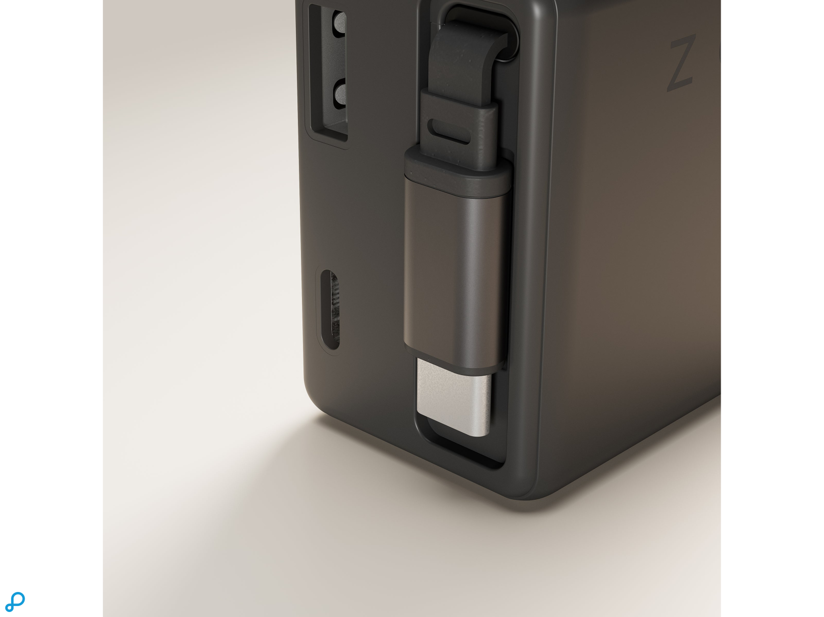 Zens USB-C 65W PD Lader USB-C Retractable Kabel Zwart-4
