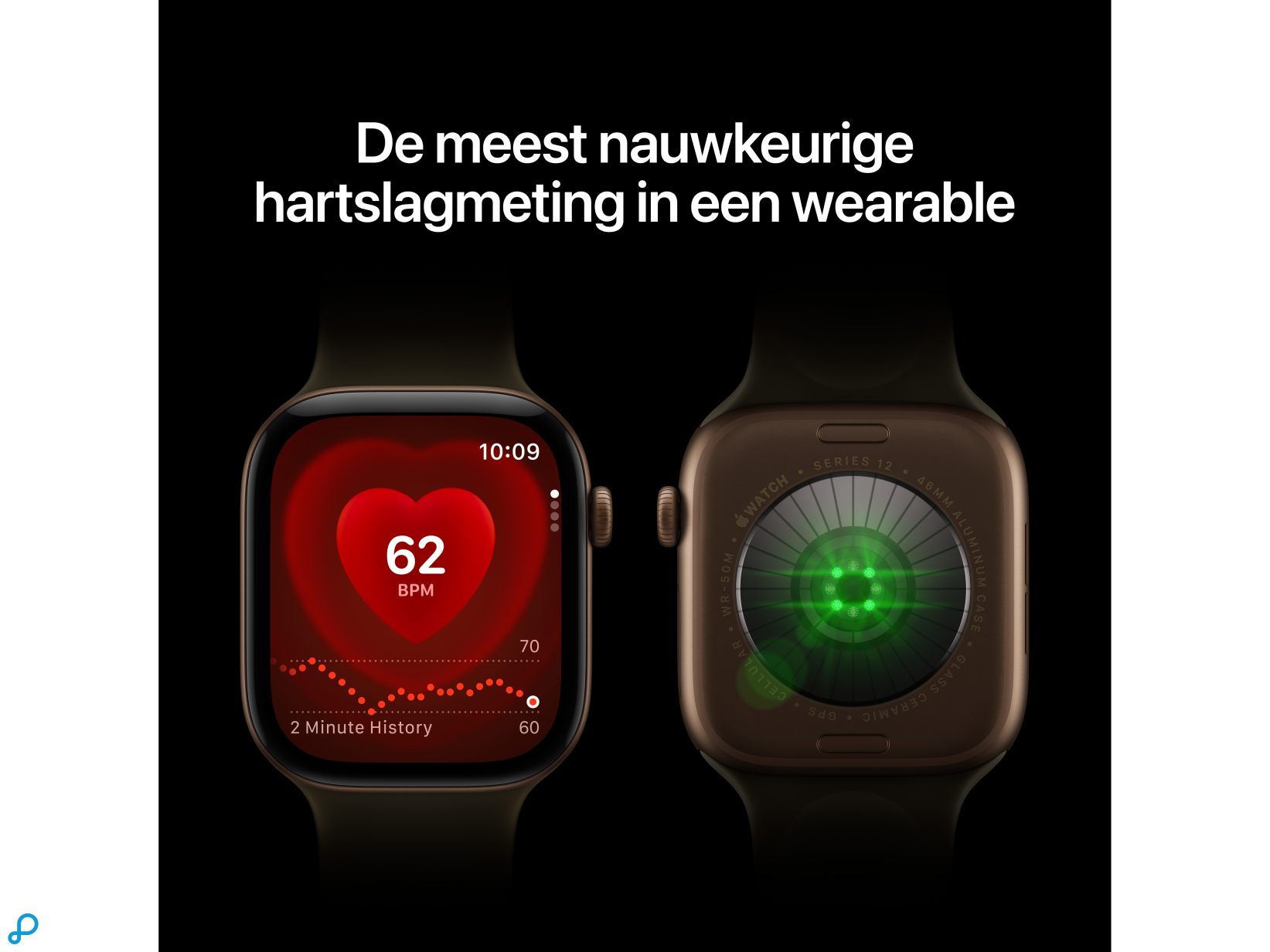 Apple Watch Series 12 GPS + Cellular 42mm Black Aluminium Case with Black Sport Band - M/L-2