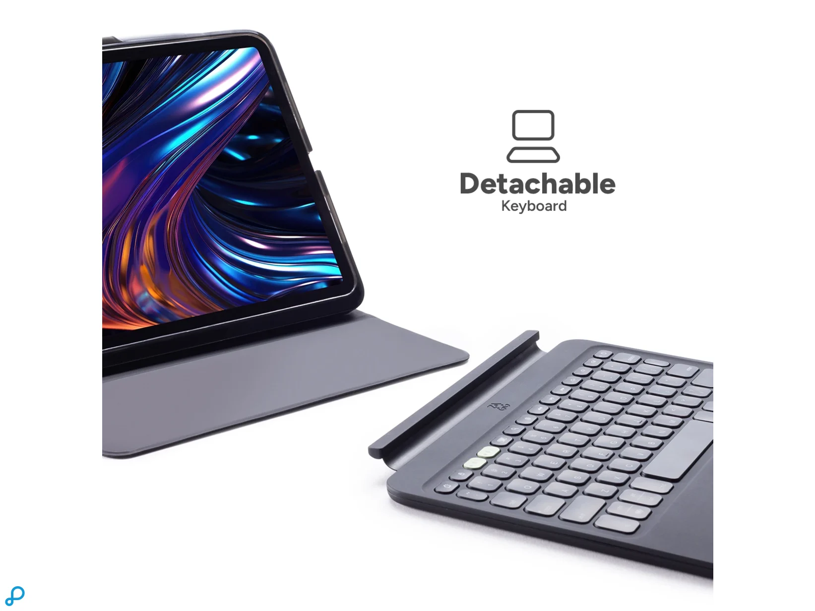 Zagg Pro Keys 2 Keyboard Case For iPad Pro 11" M4 Keyboard Black - UK-2