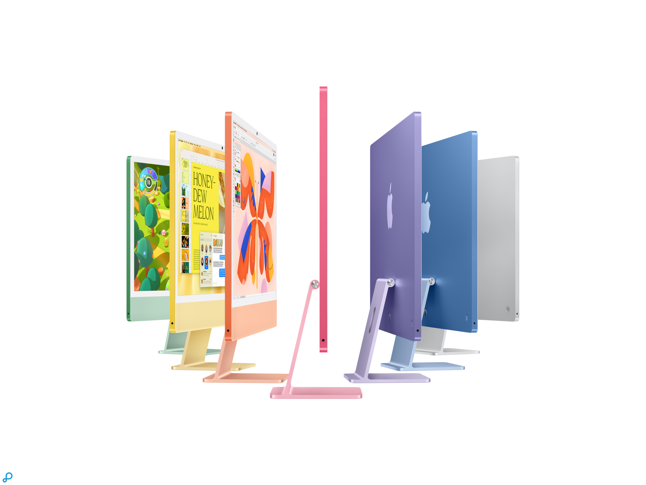 24-inch iMac met Retina 4.5K display: Apple M4 chip met 10-core CPU en 10-core GPU, 16GB, 512GB SSD - Roze-3