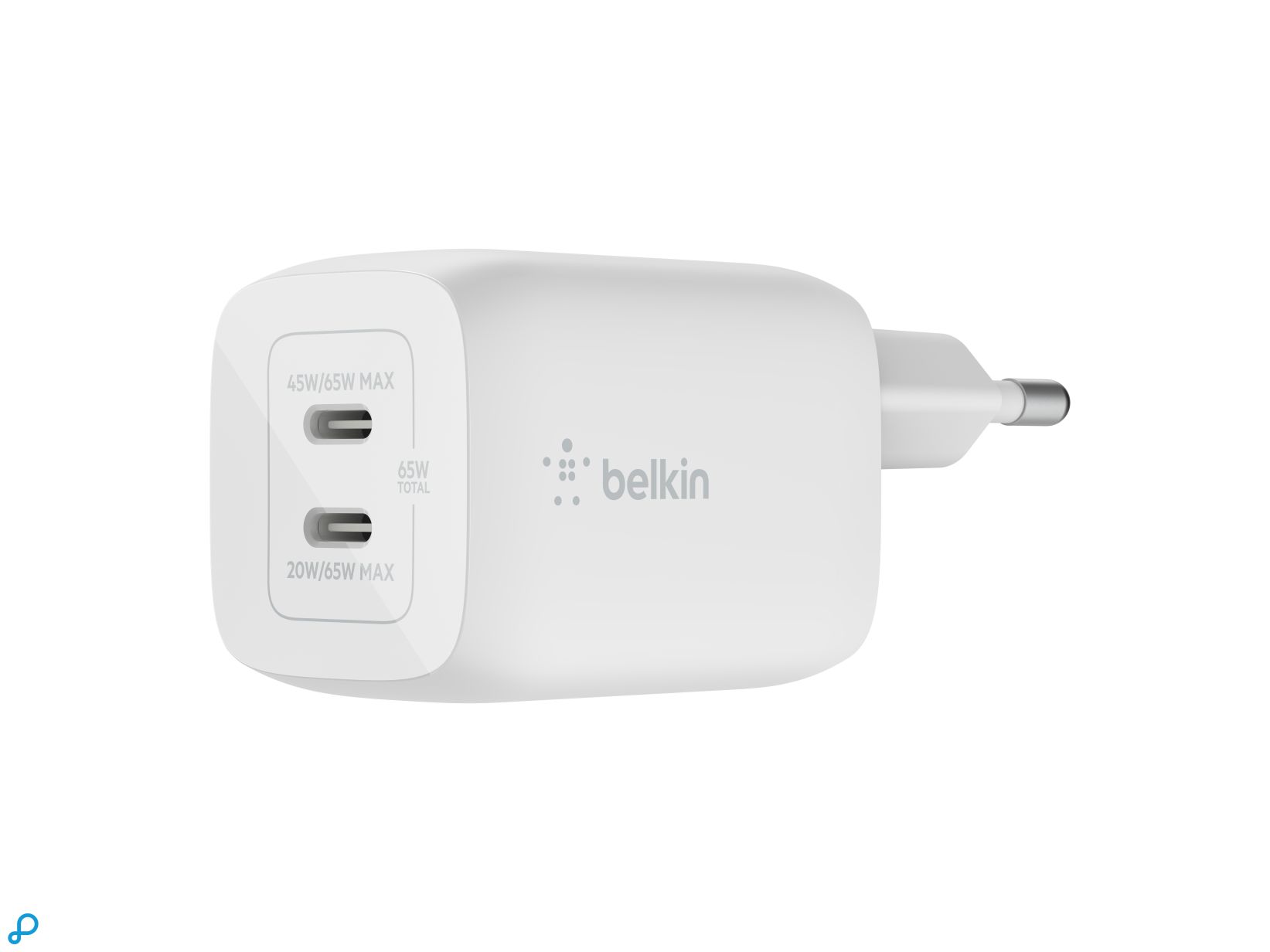 Belkin 65W PD PPS Dual USB-C GaN Charger - Universal-0