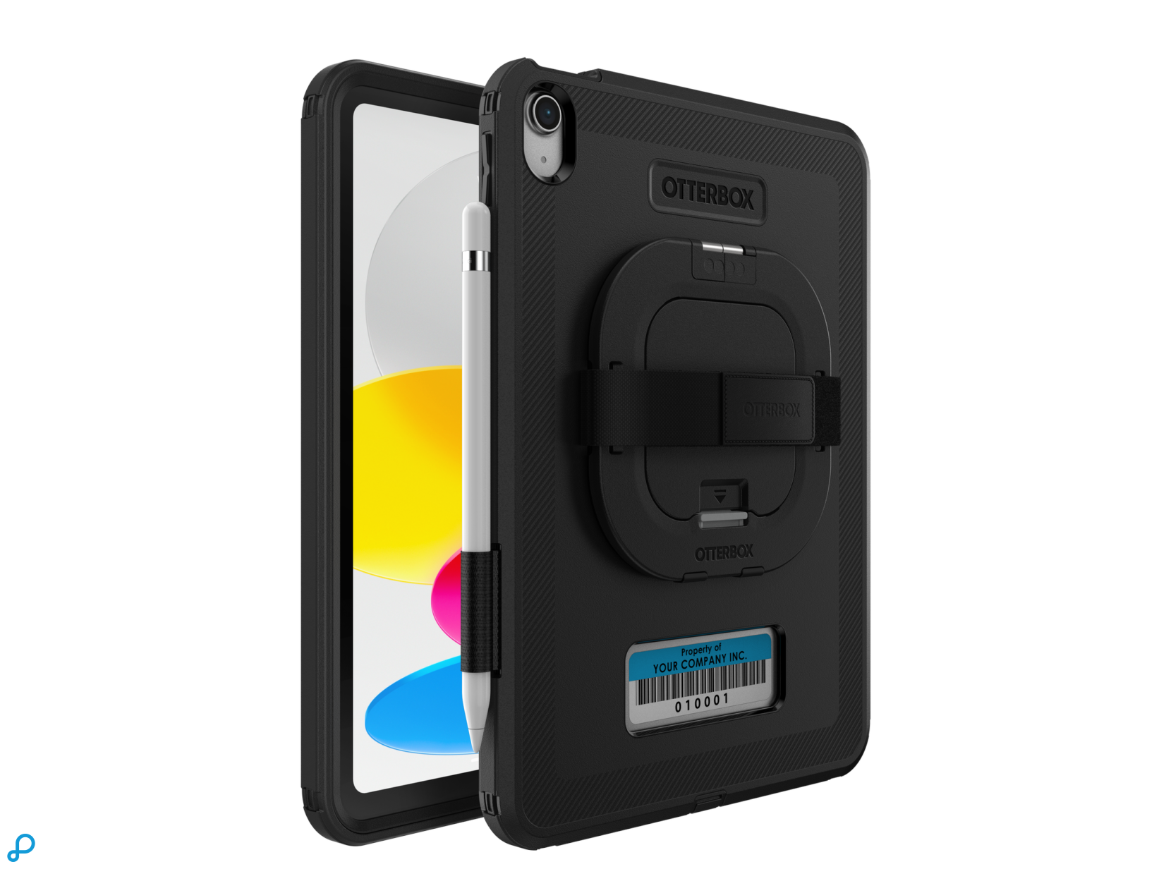 OtterBox Defender iPad A16 (11") / 10th gen (10,9") Black - met stand en handgreep-1
