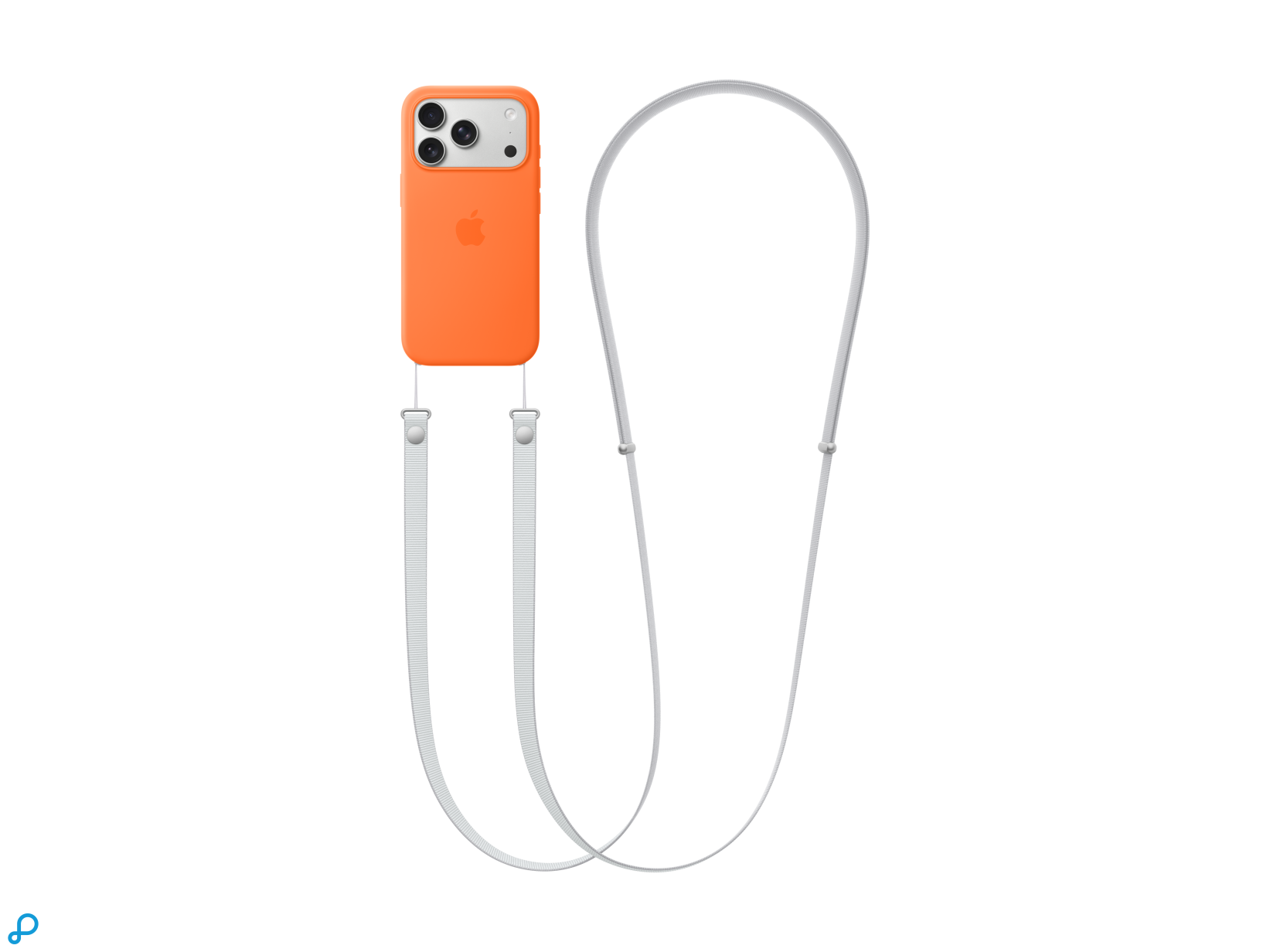 Apple Crossbody Strap For iPhone 17- Light Gray-0
