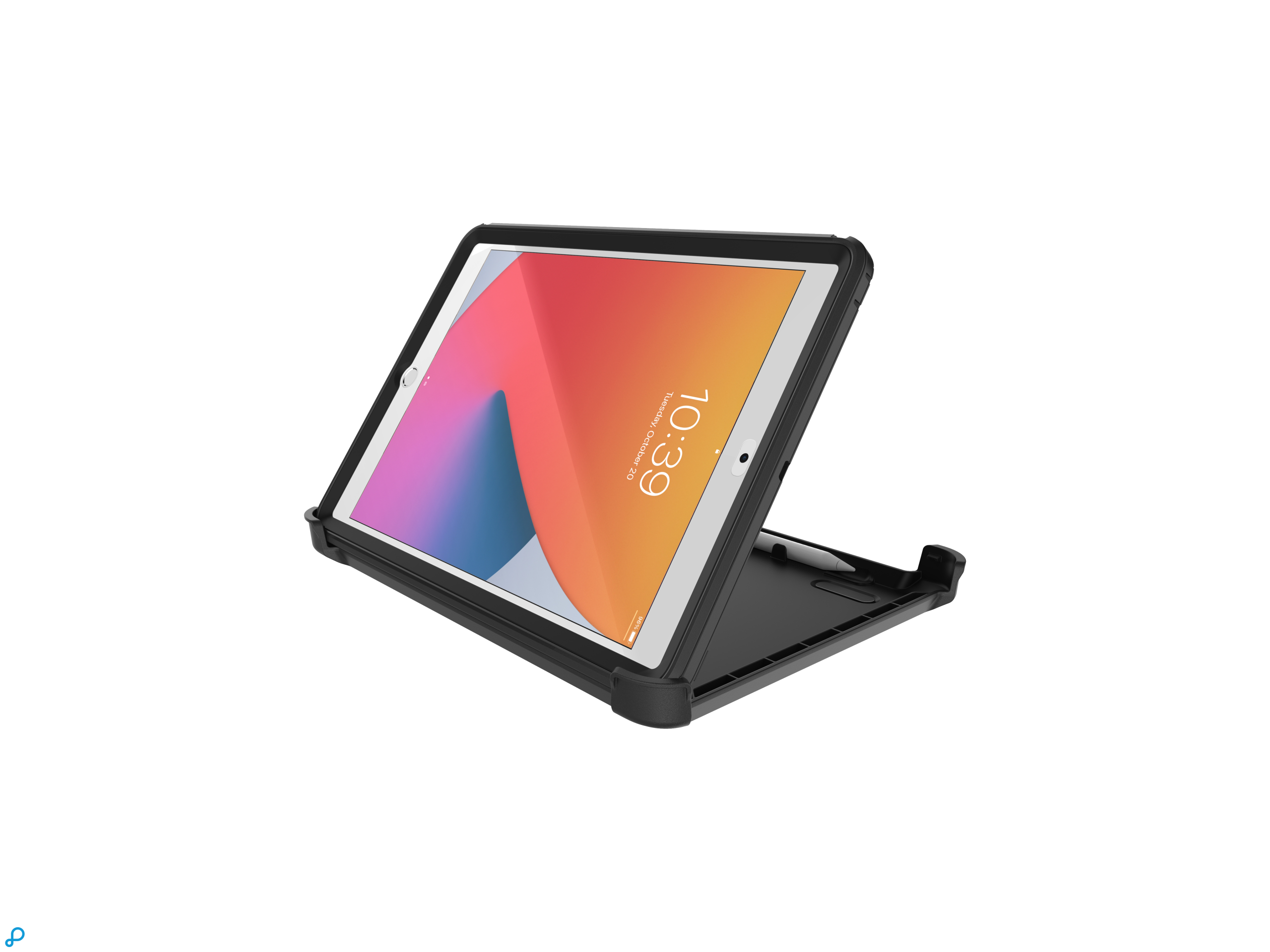 OtterBox Defender Apple iPad (7e,8e,9e gen) zwart - ProPack-4