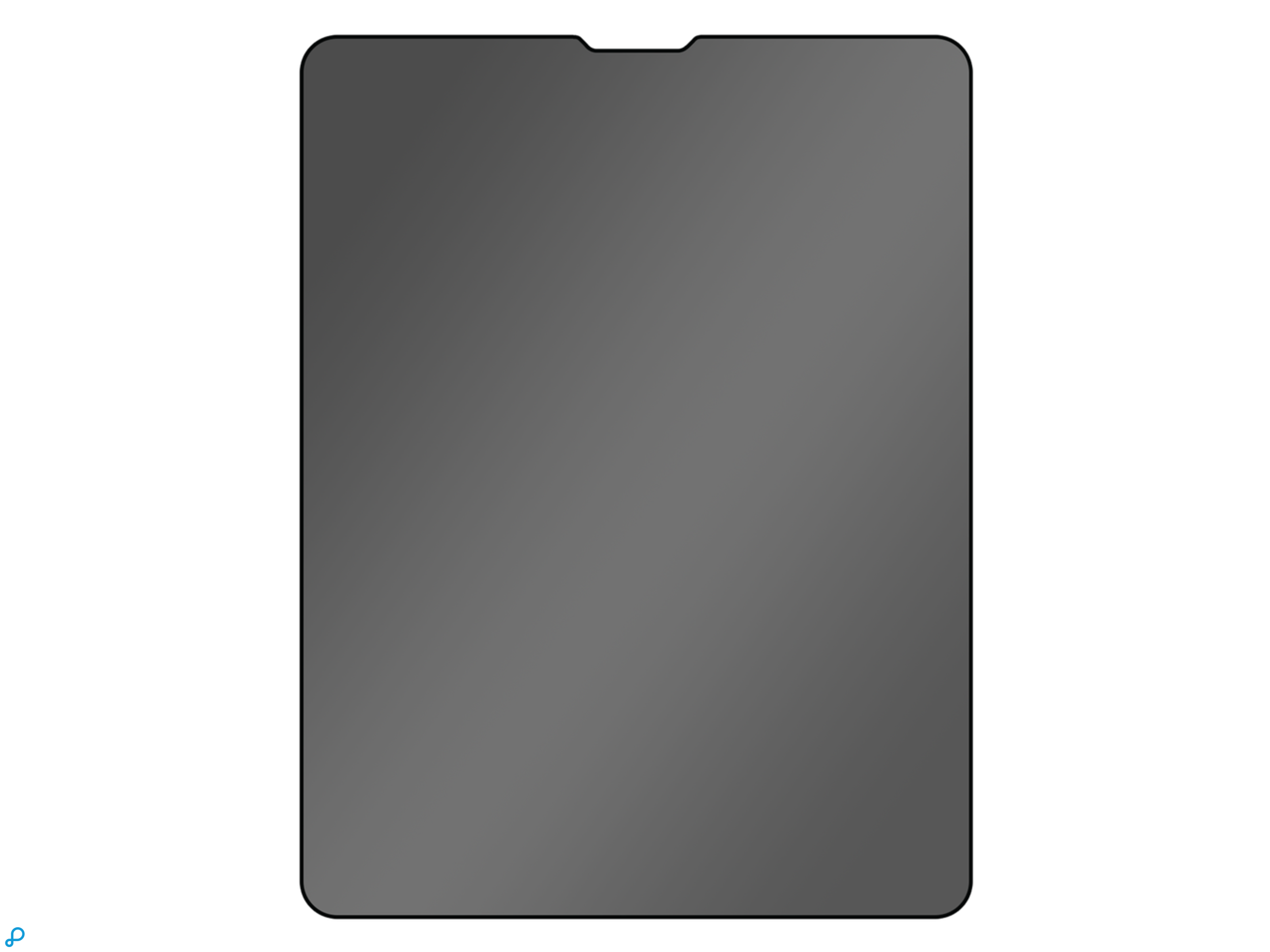 Just in Case iPad Pro 12.9 2022 (5th/6th Gen) - Privacy Screenprotector Tempered Glass-0