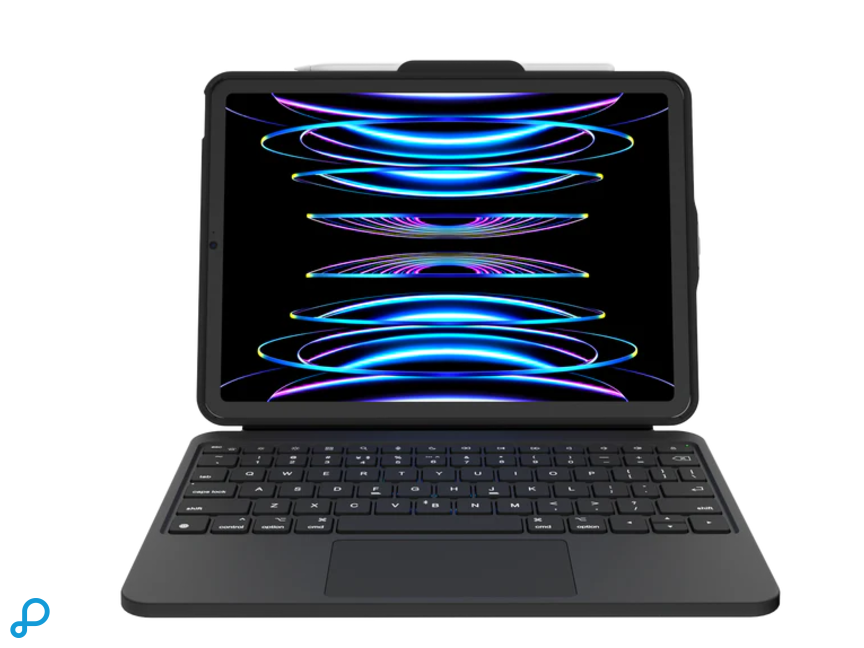 Deqster Prime Keyboard USB-C For Apple 10th/11th Gen Black Qwerty UK