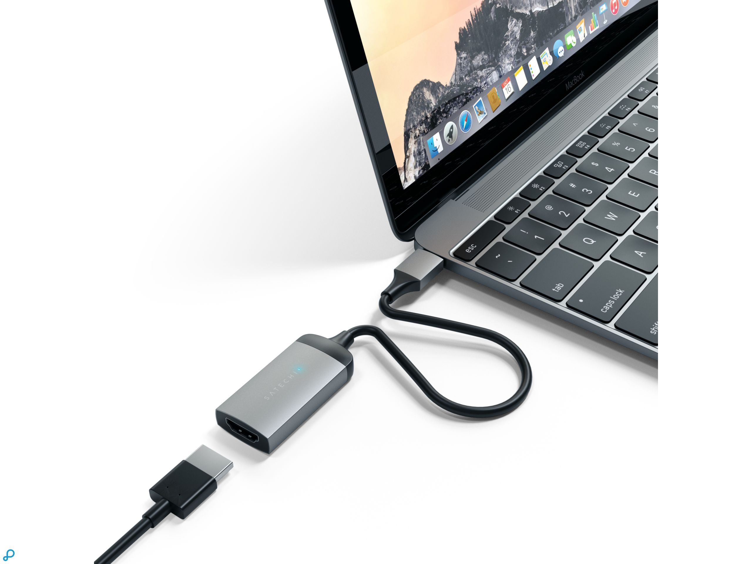 Satechi USB-C - 4K HDMI Adapter - Space Grey-4