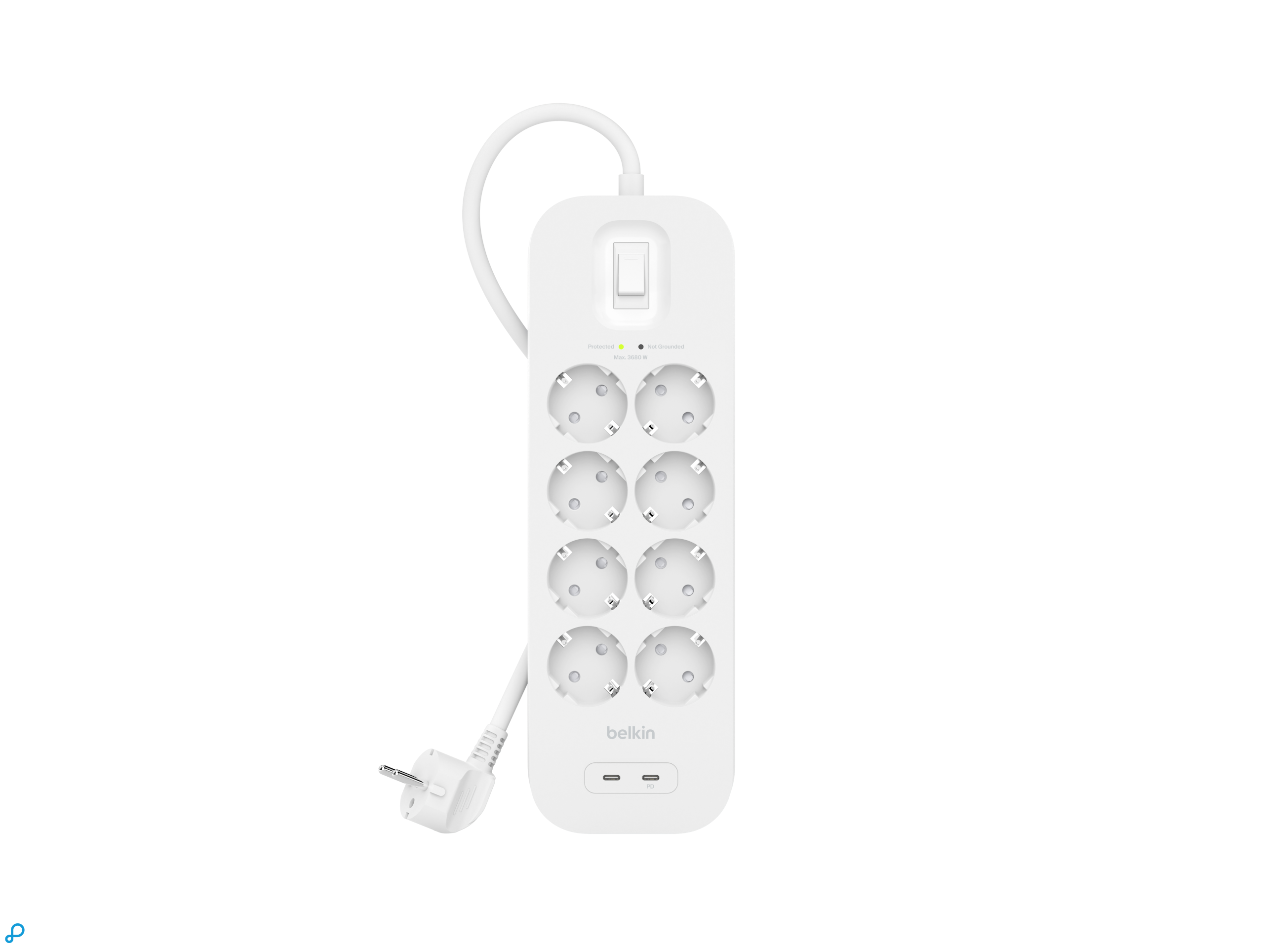 Belkin Surge Protection with USB C 8 Outlet Dual USB C 30w PD-4