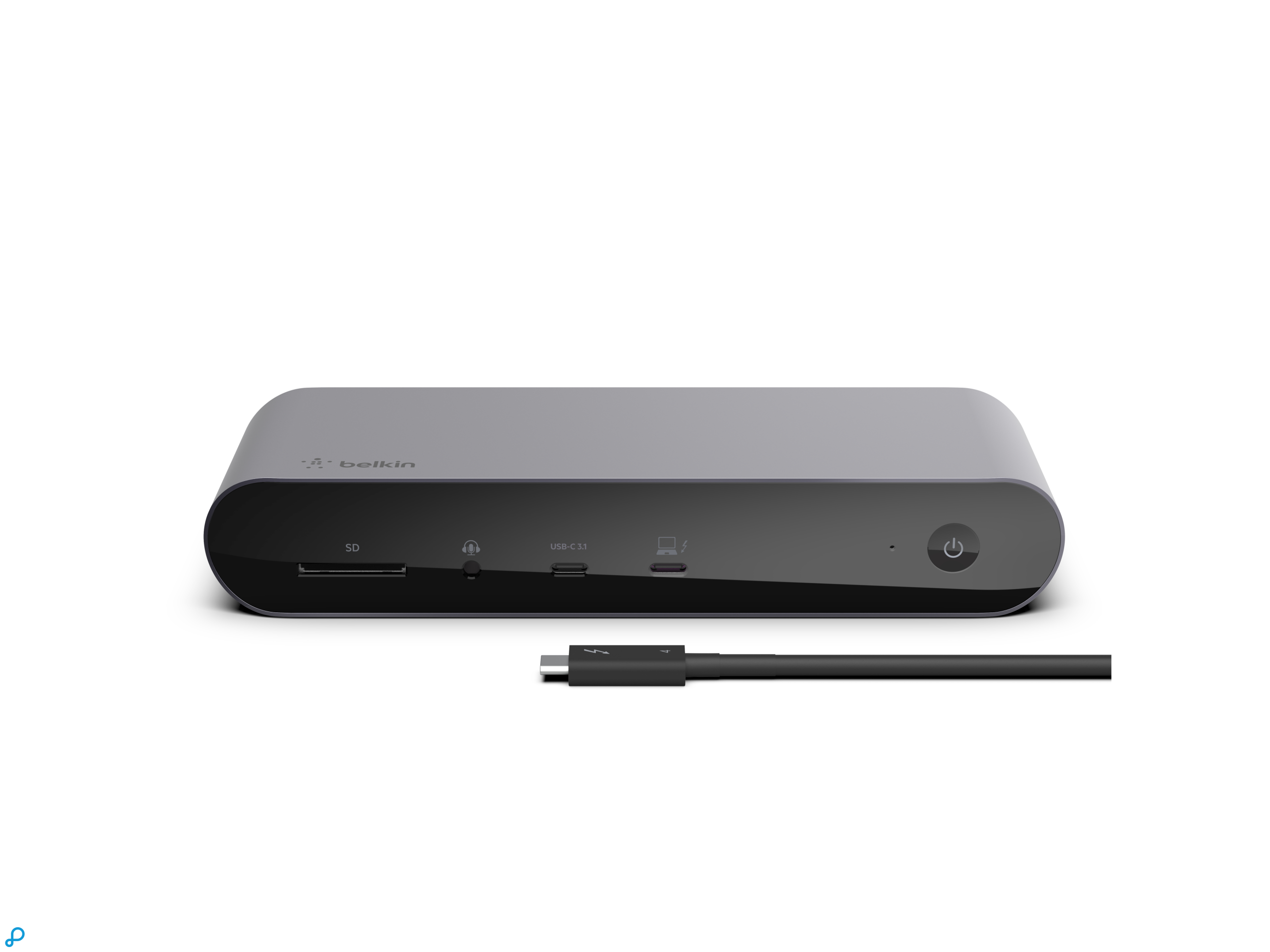 Belkin Thunderbolt 4 Pro Dock Triple display support at 8K Thunderbolt 4 USB C USB A HDMI SD GbE Audio Mac/PC compatible-0