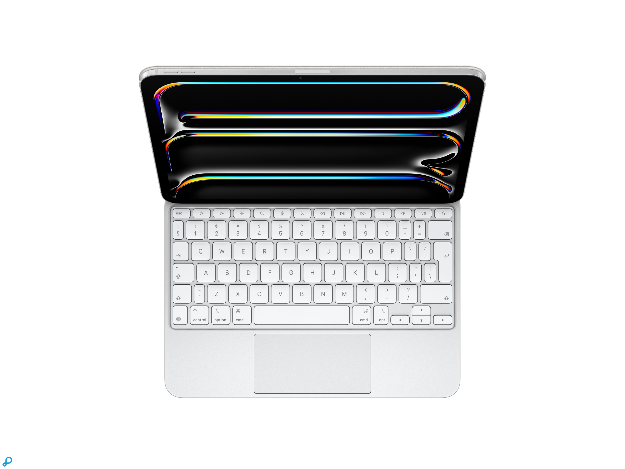 Magic Keyboard for iPad Pro 11-inch (M4) - US English - White-3