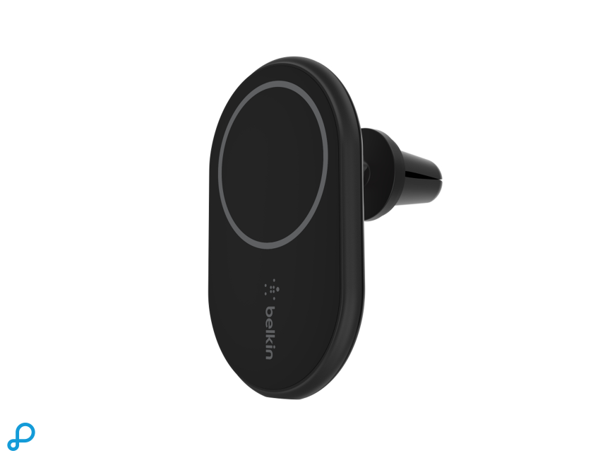 Belkin Magnetic Wireless Car Vent Mount + Car Charger CLA