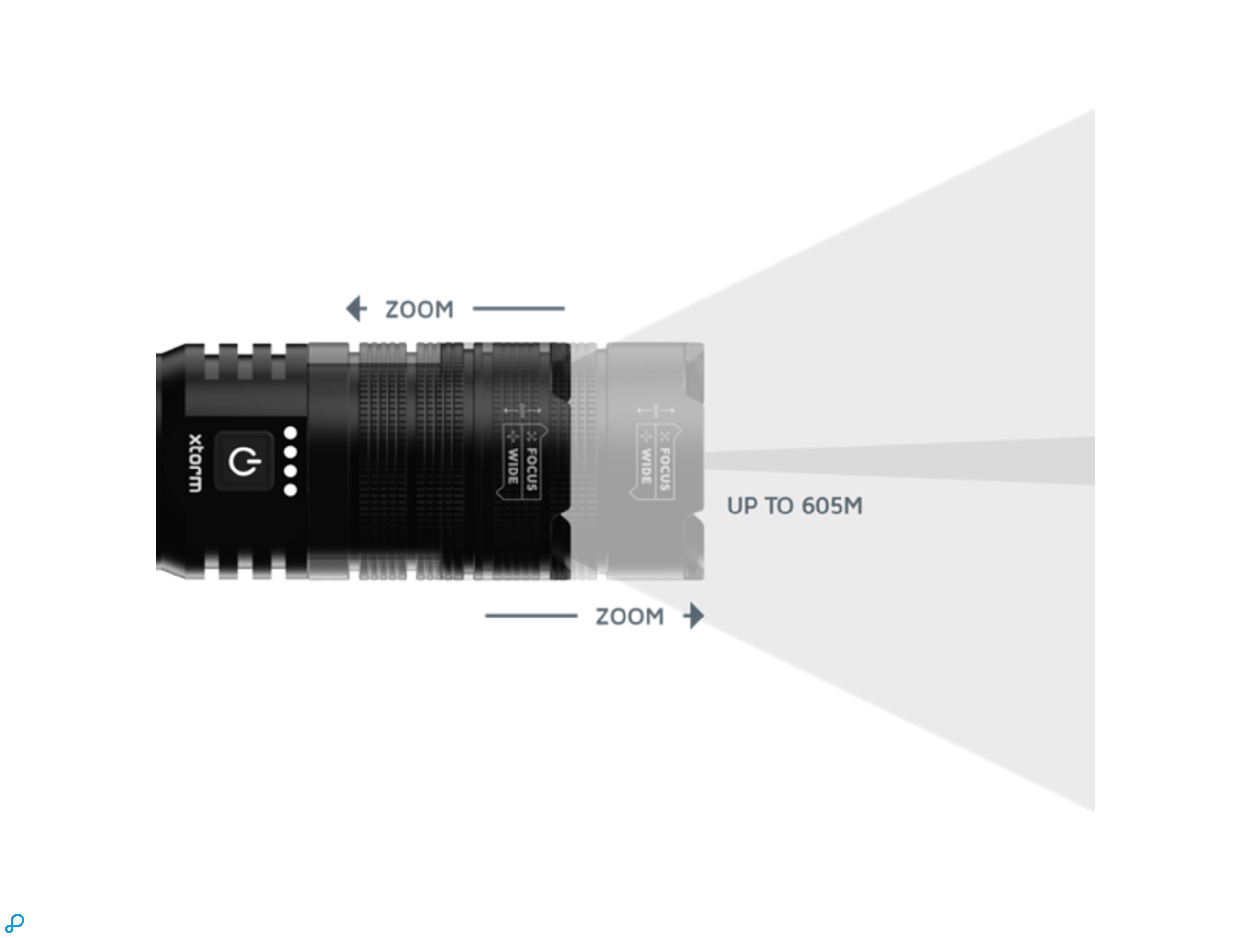 Xtorm Flashlight Powerbank 10.500 mAh Black-3