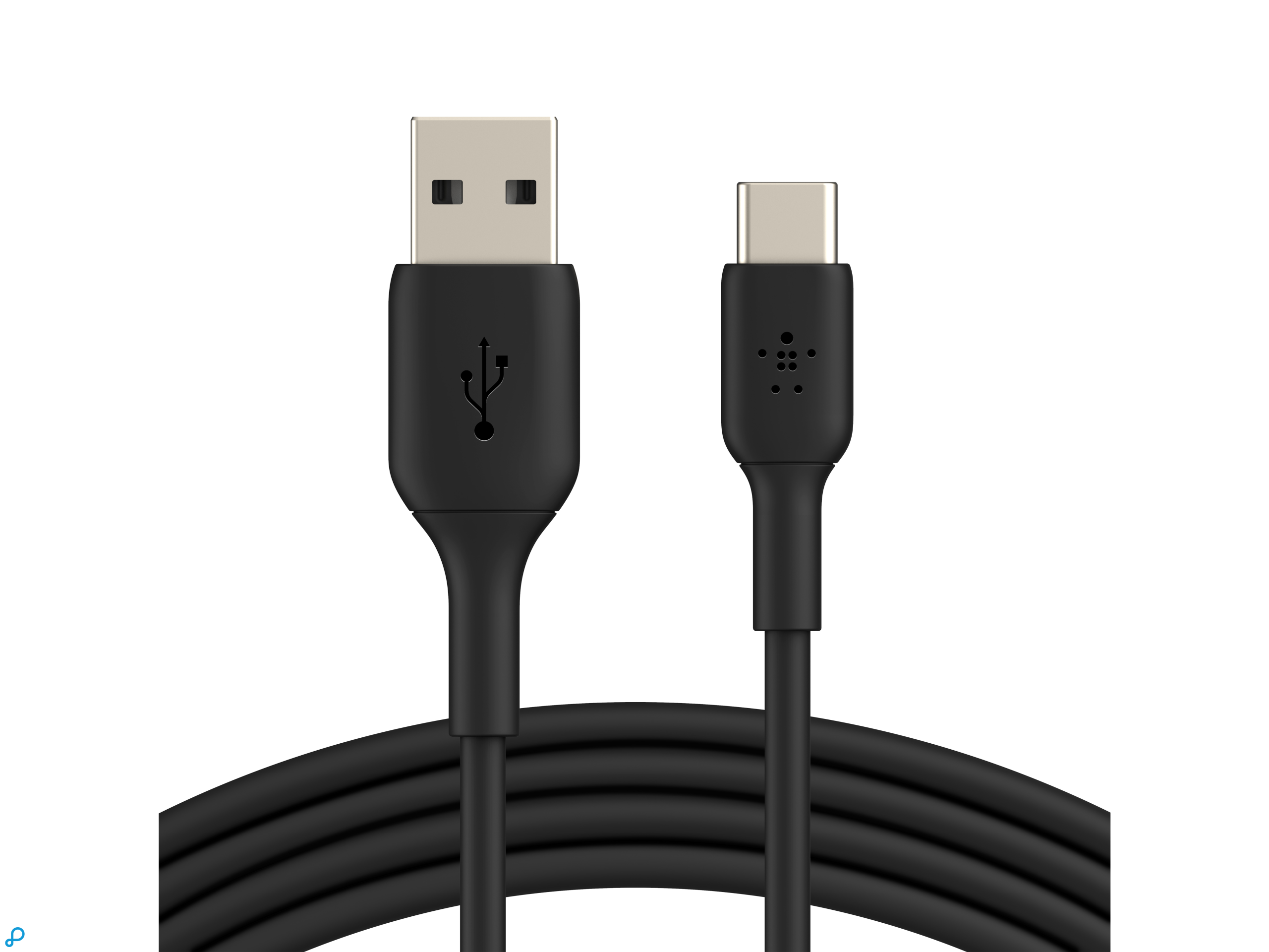 Belkin USB-C Naar USB-A 2M Zwart-2