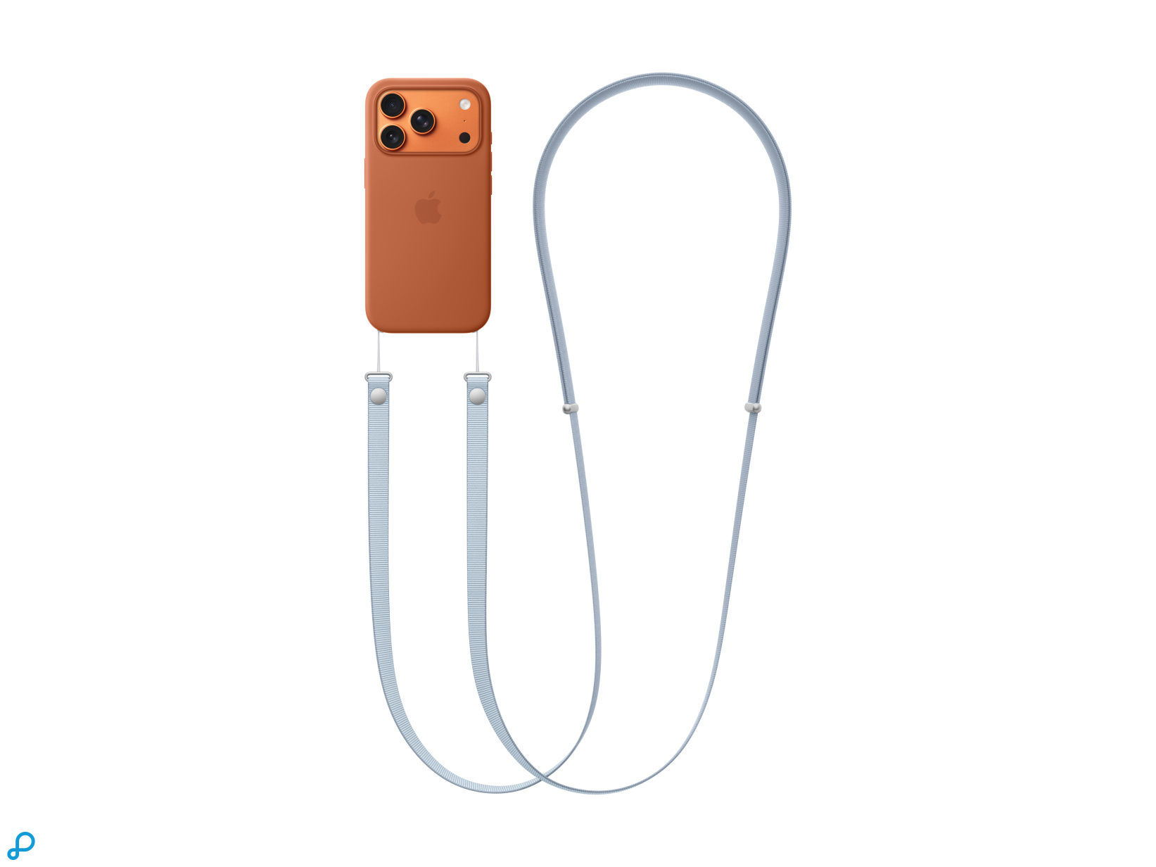 Apple Crossbody Strap For iPhone 17 - Light Blue-0