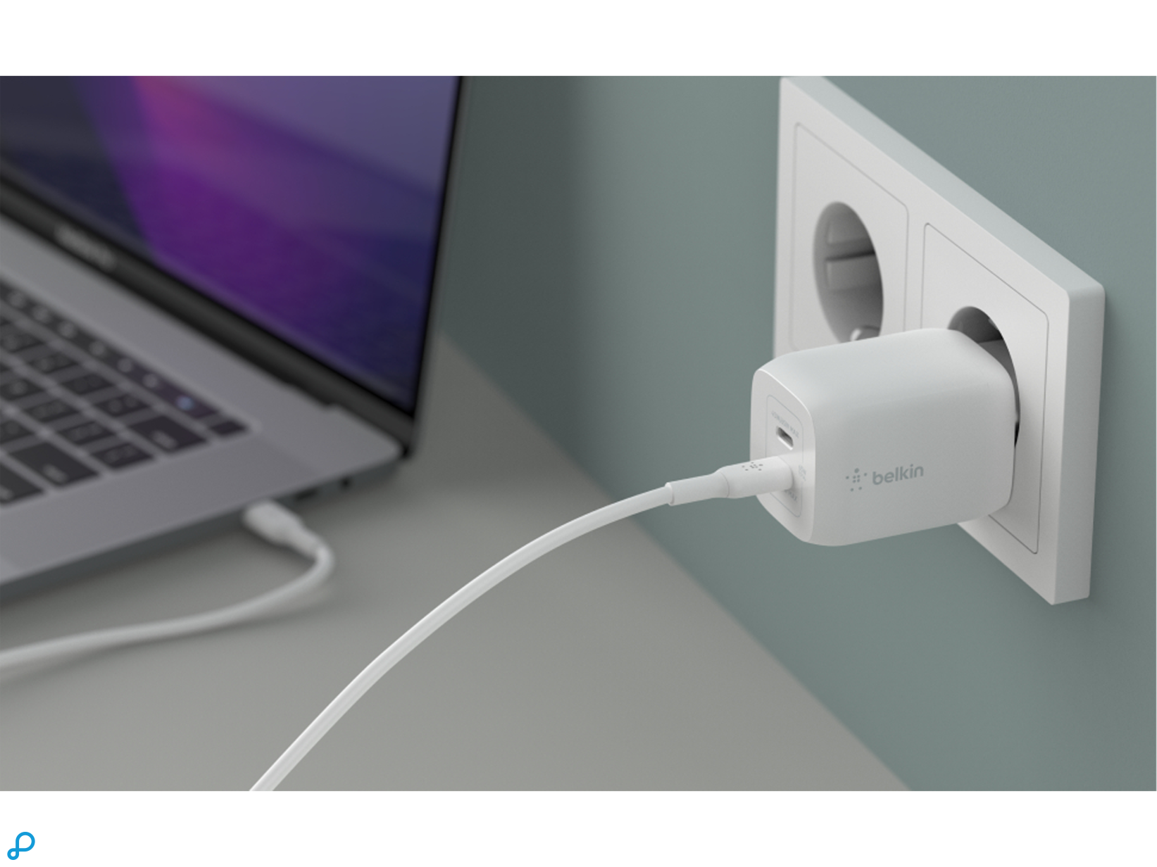 Belkin 65W PD PPS Dual USB-C GaN Charger - Universal-2