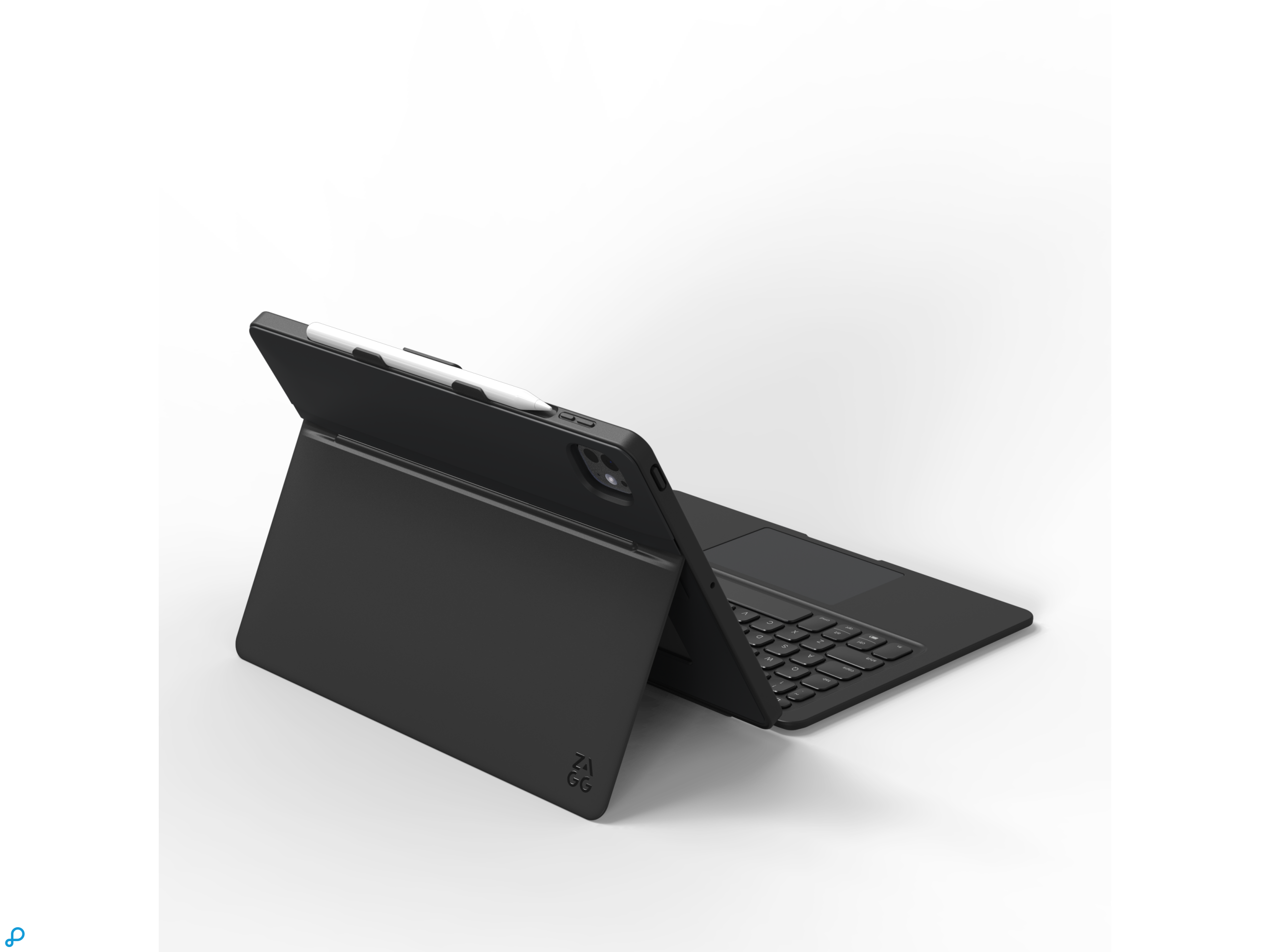 Zagg Pro Keys 2 Connect Keyboard Case For Apple iPad Air 11" (M2) Black Qwerty UK-3