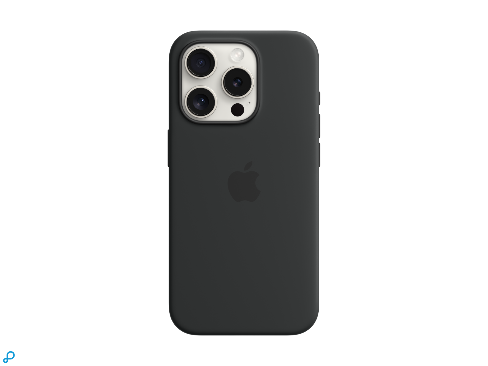 iPhone 15 Pro Silicone Case with MagSafe - Black-0