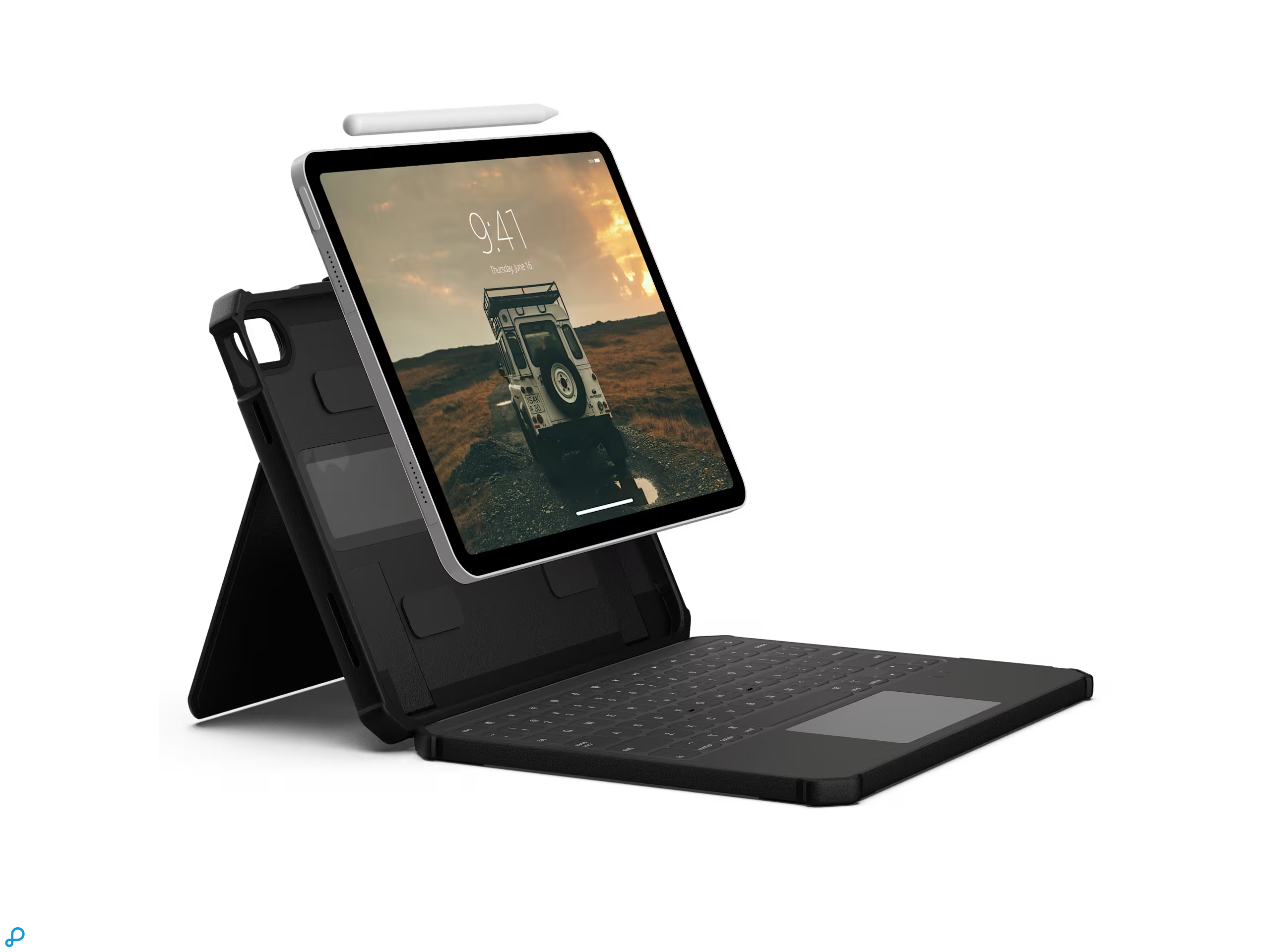 UAG USB-C Rugged Keyboard Case For iPad 11" (10/11th Gen) Black Qwerty UK-0