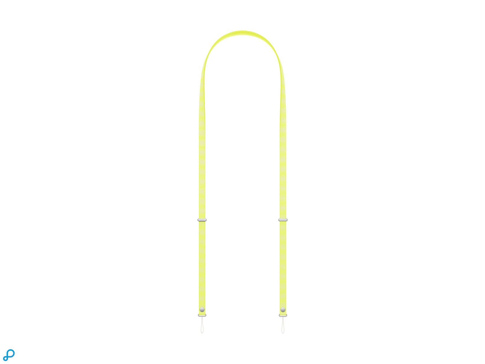Apple Crossbody Strap For iPhone 17 - Neon Yellow-1