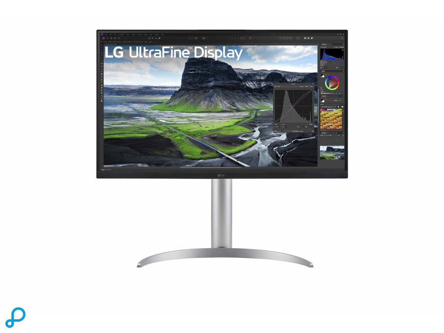 LG 27” 3840x2160 4K IPS-monitor Zwart