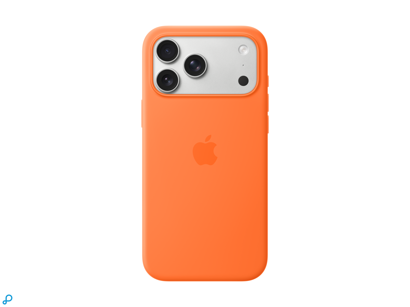 iPhone 17 Pro Max Silicone Case with MagSafe – Orange-0