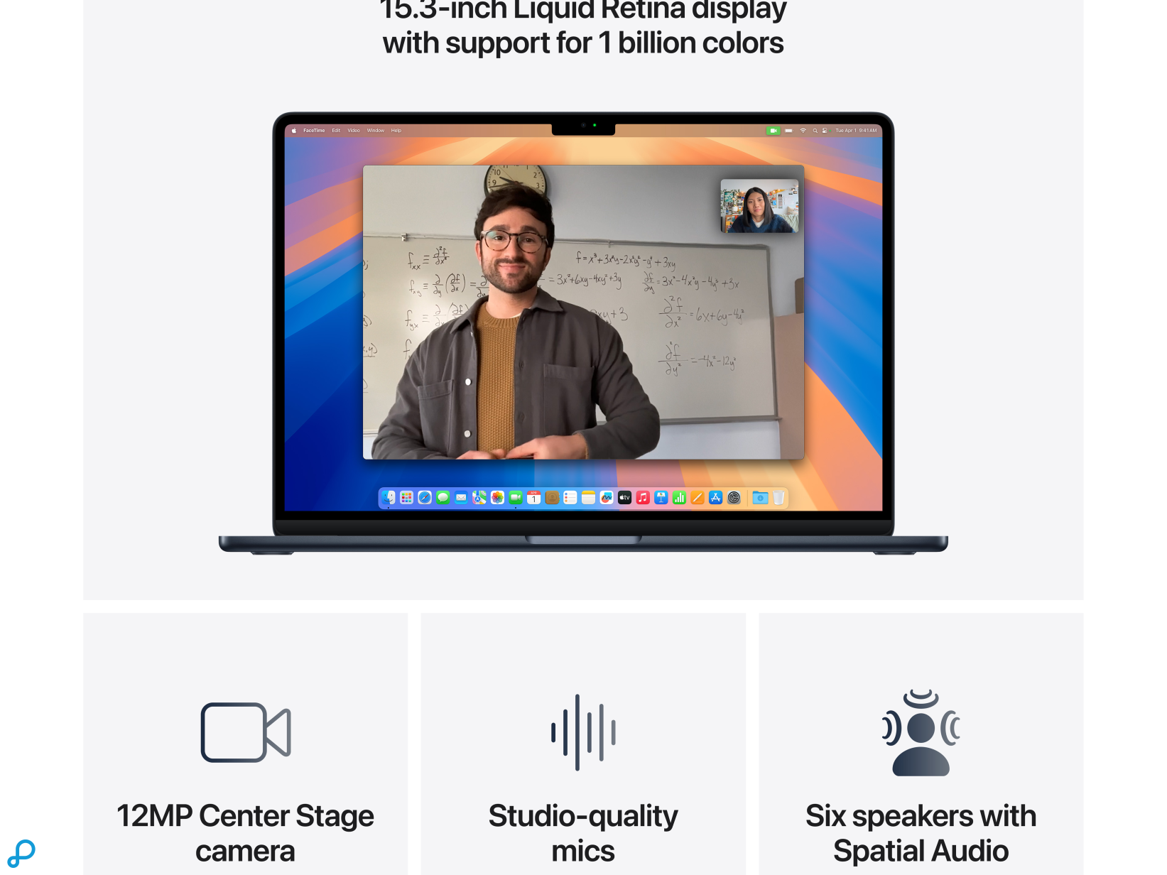 OP=OP 15-inch MacBook Air: Apple M4 chip met 10-core CPU en 10-core GPU, 16GB, 512GB SSD - Middernacht-4