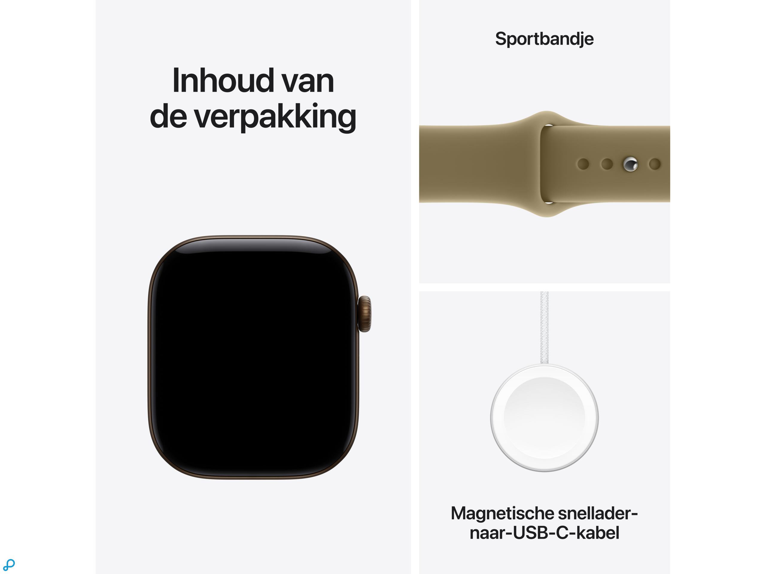 Apple Watch Series 12 GPS 46mm Dark Bronze Aluminium Case with Olive Sport Band - M/L-6