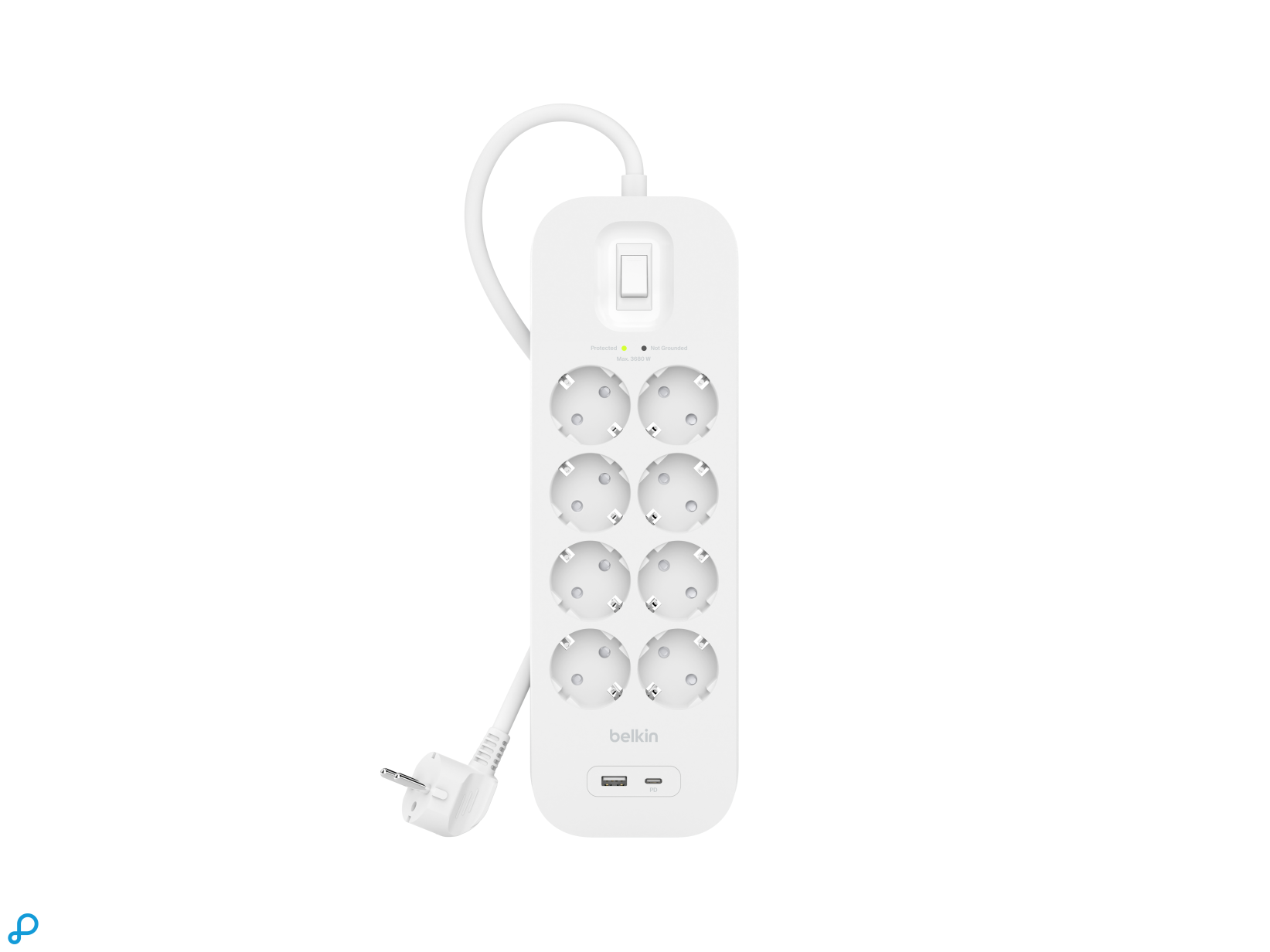 Belkin Surge Protection with USB C 8 Outlet-3