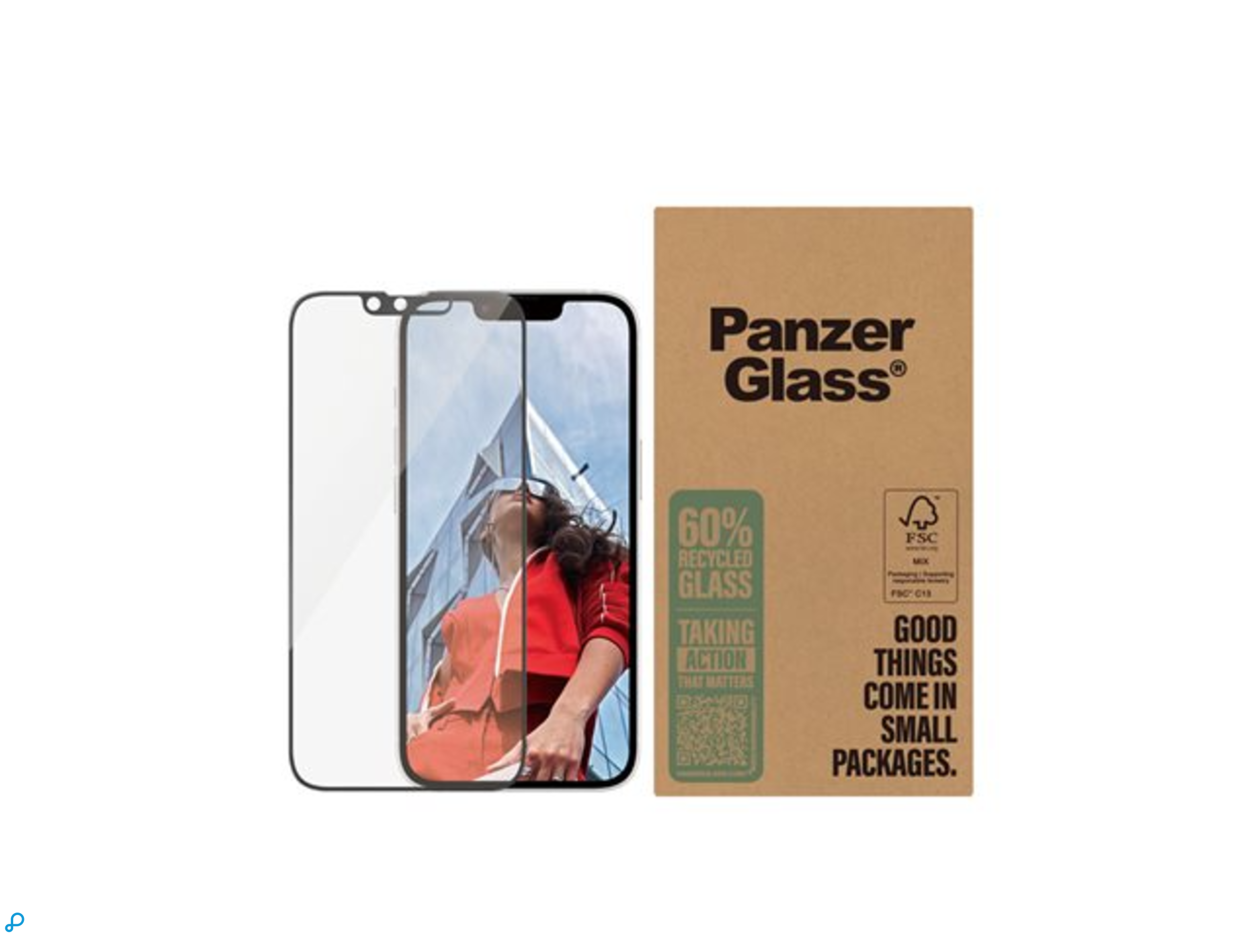 PanzerGlass Screen Protector iPhone 17e/16e Ultra-Wide Fit w. EasyAligner - Bulk-0