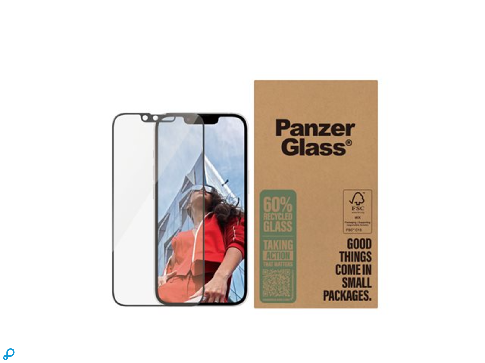 PanzerGlass Screen Protector iPhone 17e/16e Ultra-Wide Fit w. EasyAligner - Bulk-0