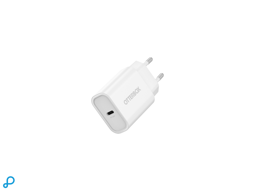 OtterBox EU Standard Wall Charger 20W - 1X USB-C 20W USB-PD White - ProPack
