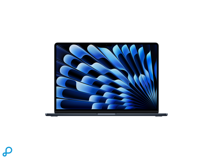 15-inch MacBook Air: Apple M5-chip met 10-core CPU en 10-core GPU, 16 GB, 512 GB SSD - Midnight