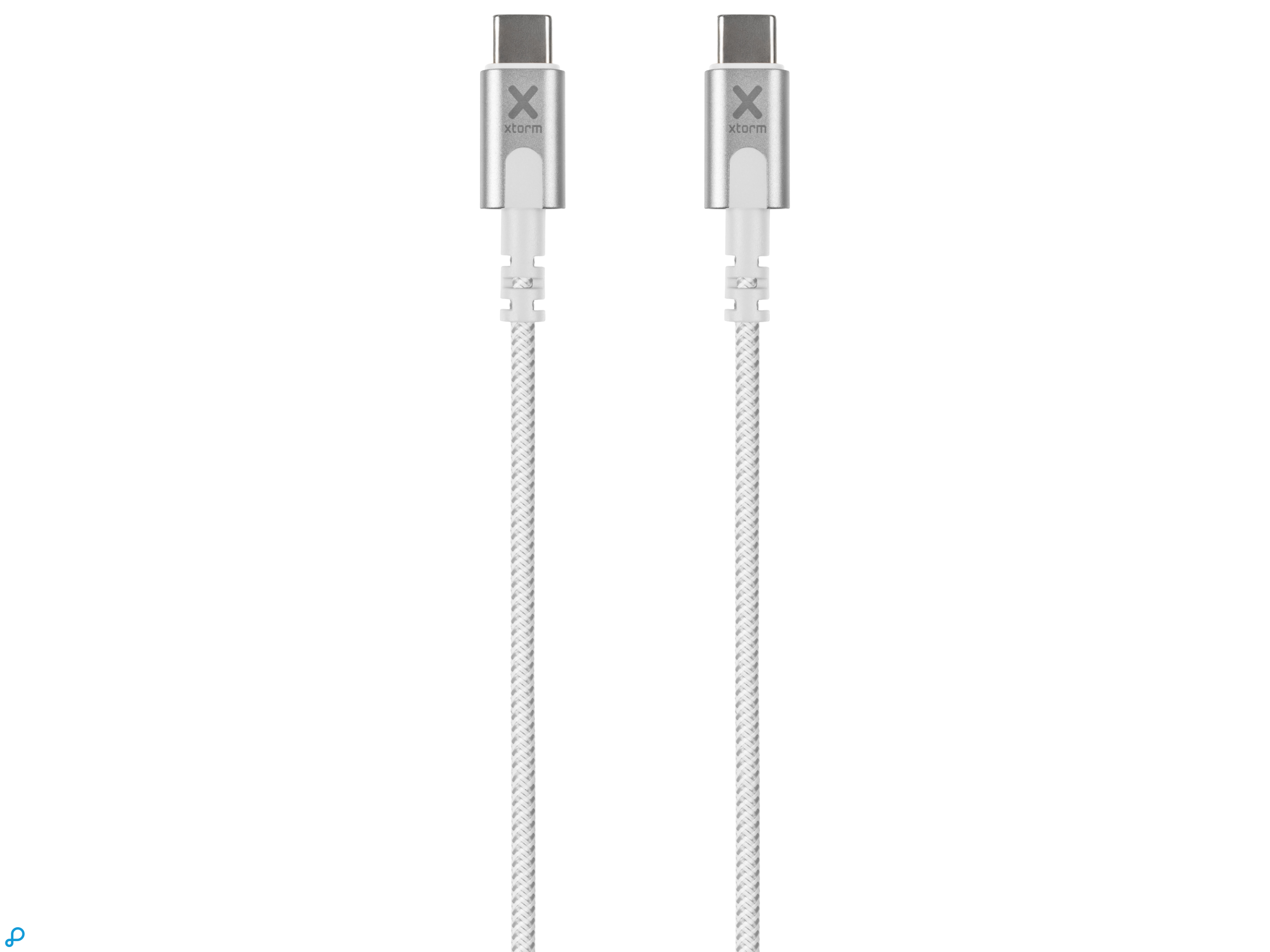 Xtorm USB-C to USB-C PD Kabel 1M Wit - Braided-2
