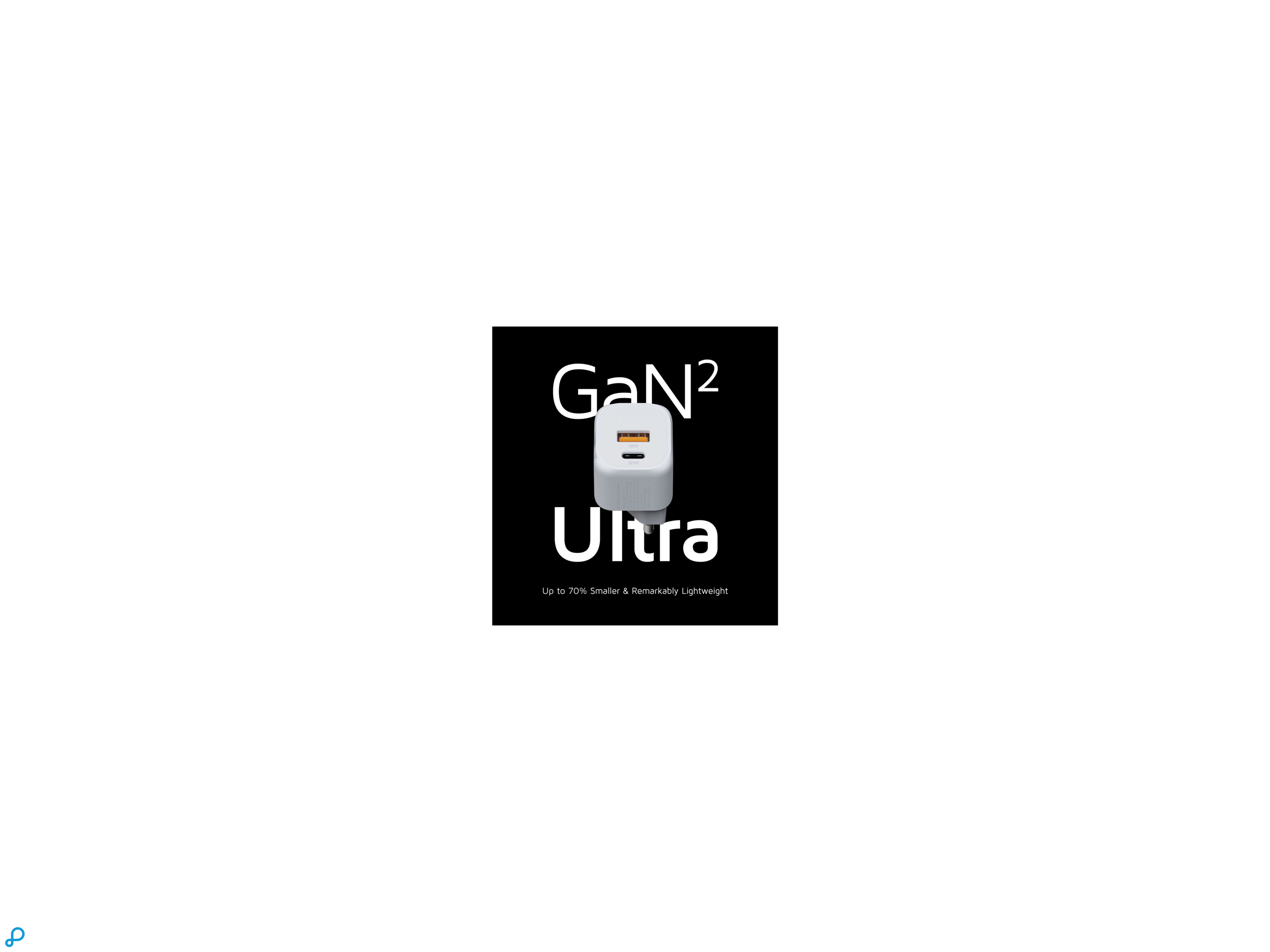 Xtorm 20W USB-C GaN2 Ultra Wall Charger White (Retail)-3