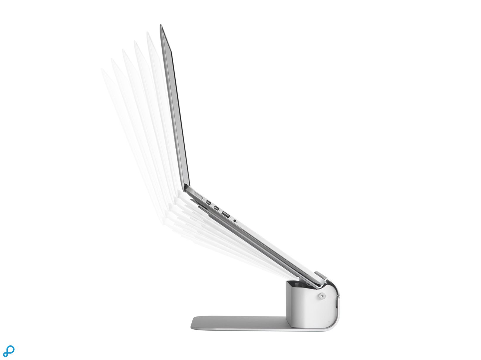 Rain Design iLevel2 Adjustable Laptop Stand - Silver-1