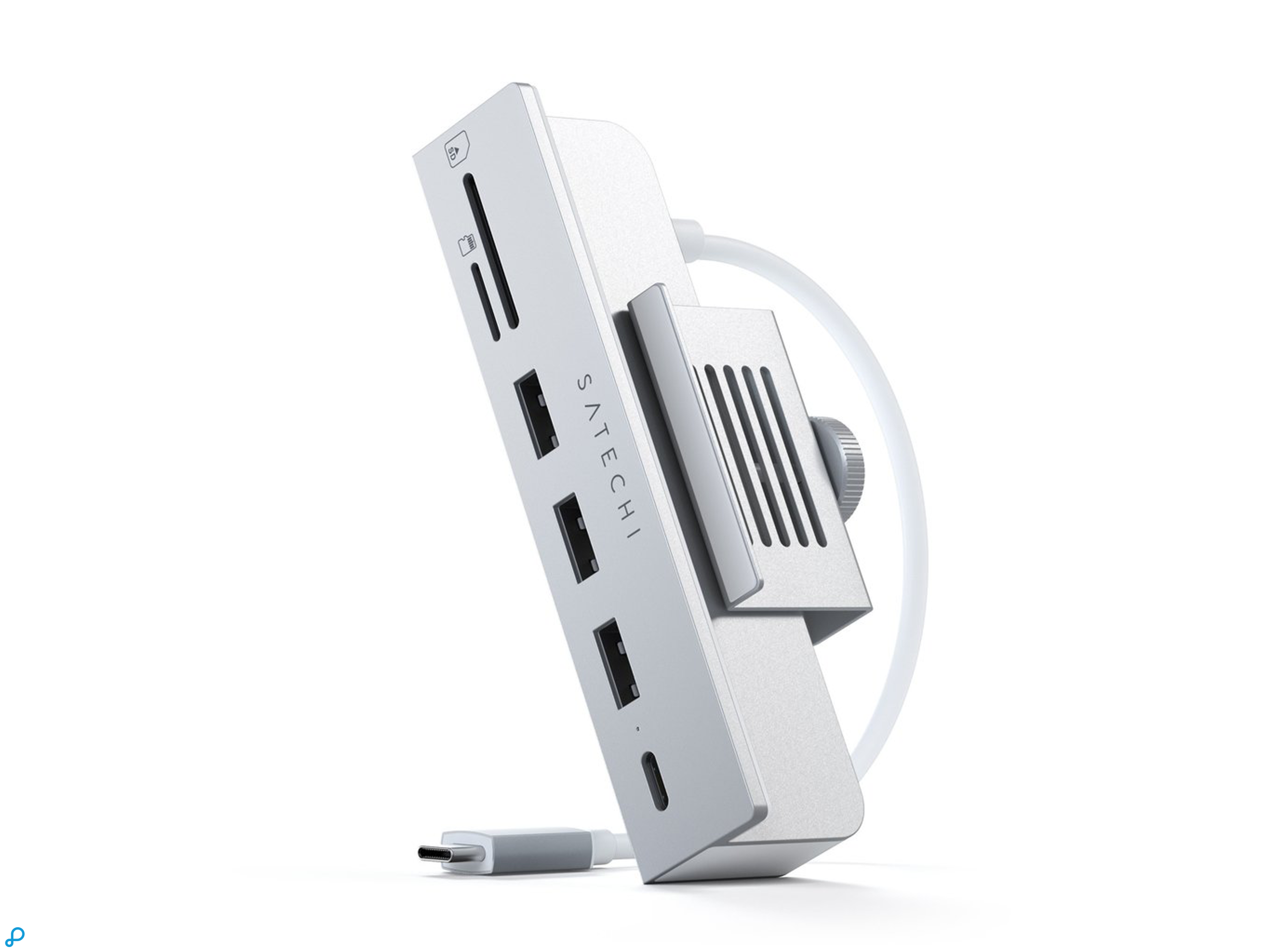 Satechi USB-C Clamp Hub for 24" iMac - Silver-0