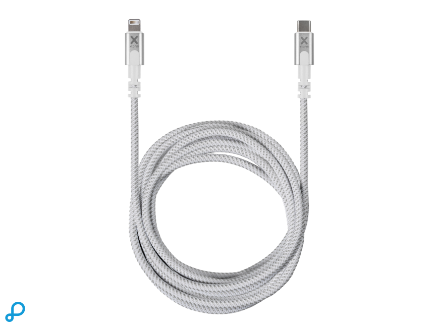 Xtorm USB-C to Lightning Kabel 3M Wit