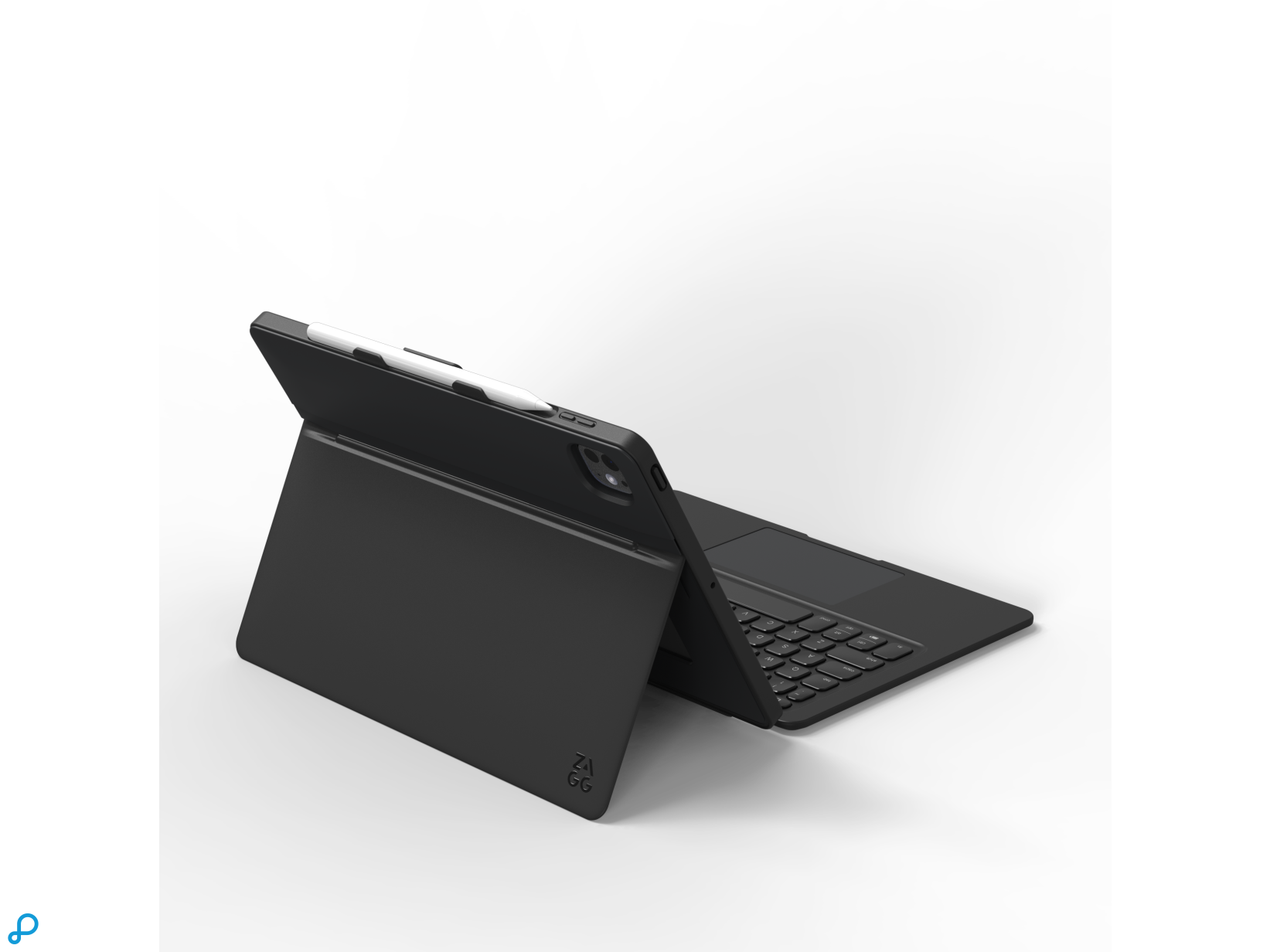 Zagg Pro Keys 2 Connect Keyboard Case For Apple iPad Air 11" (M2) Black Qwerty UK-3