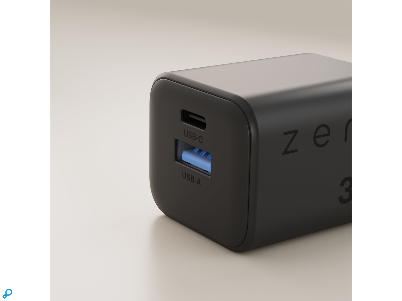 Zens USB-C 30W PD Lader Met 1x USB-C en 1x USB-A Zwart-1