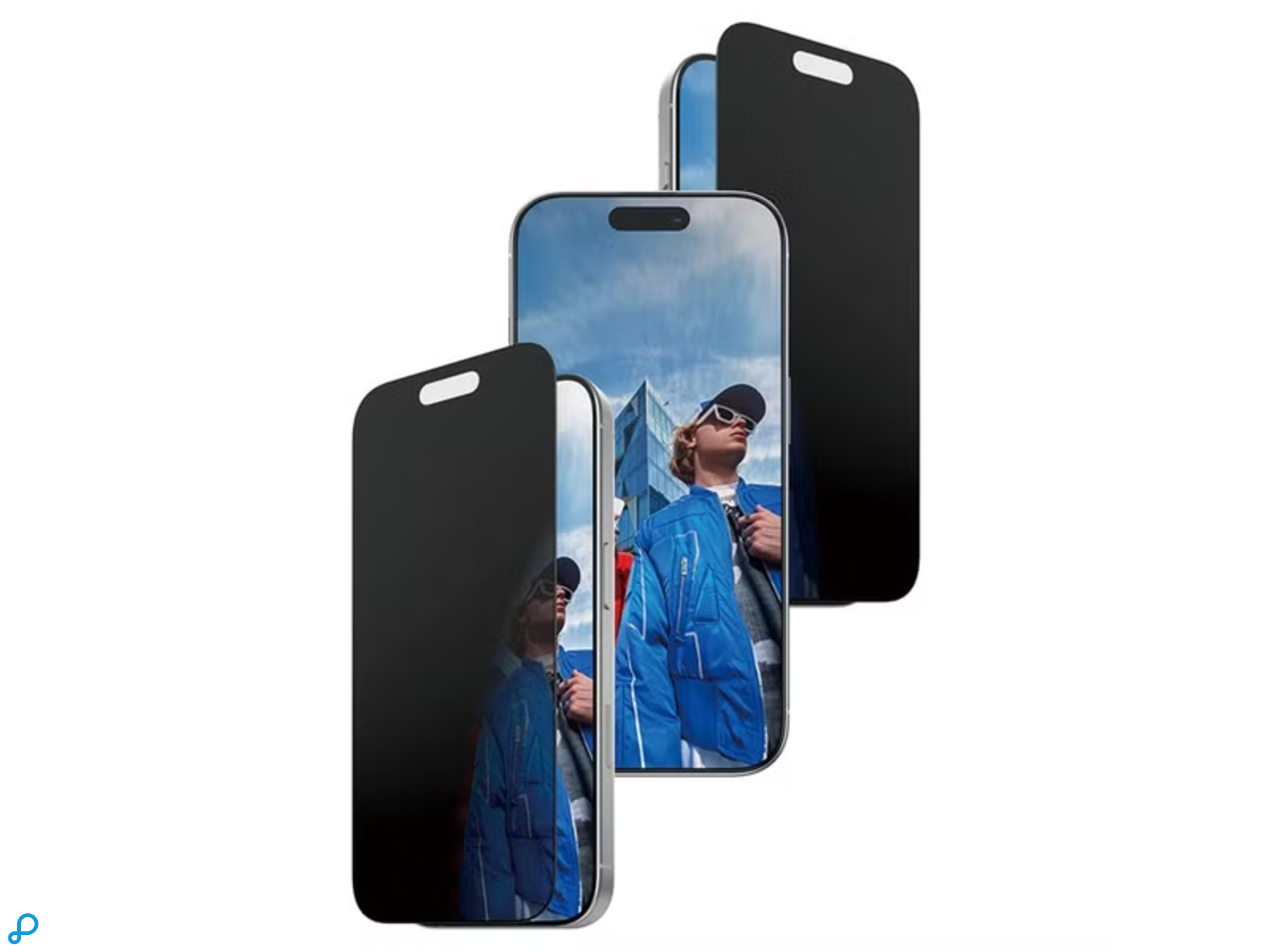 PanzerGlass 2-Way Privacy Screen Protector Voor iPhone 17/16 Pro Ulta-Wide Fit Bulk-0