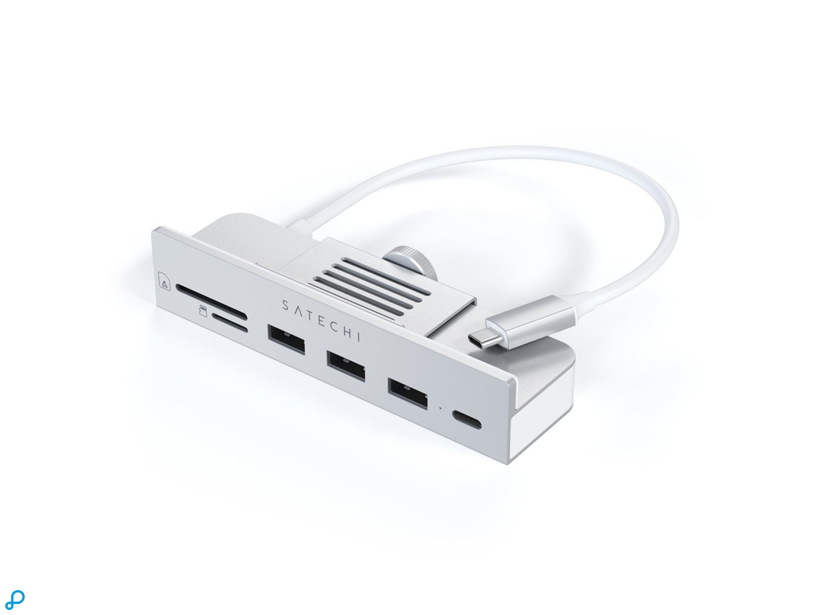 Satechi USB-C Clamp Hub for 24" iMac - Silver-3