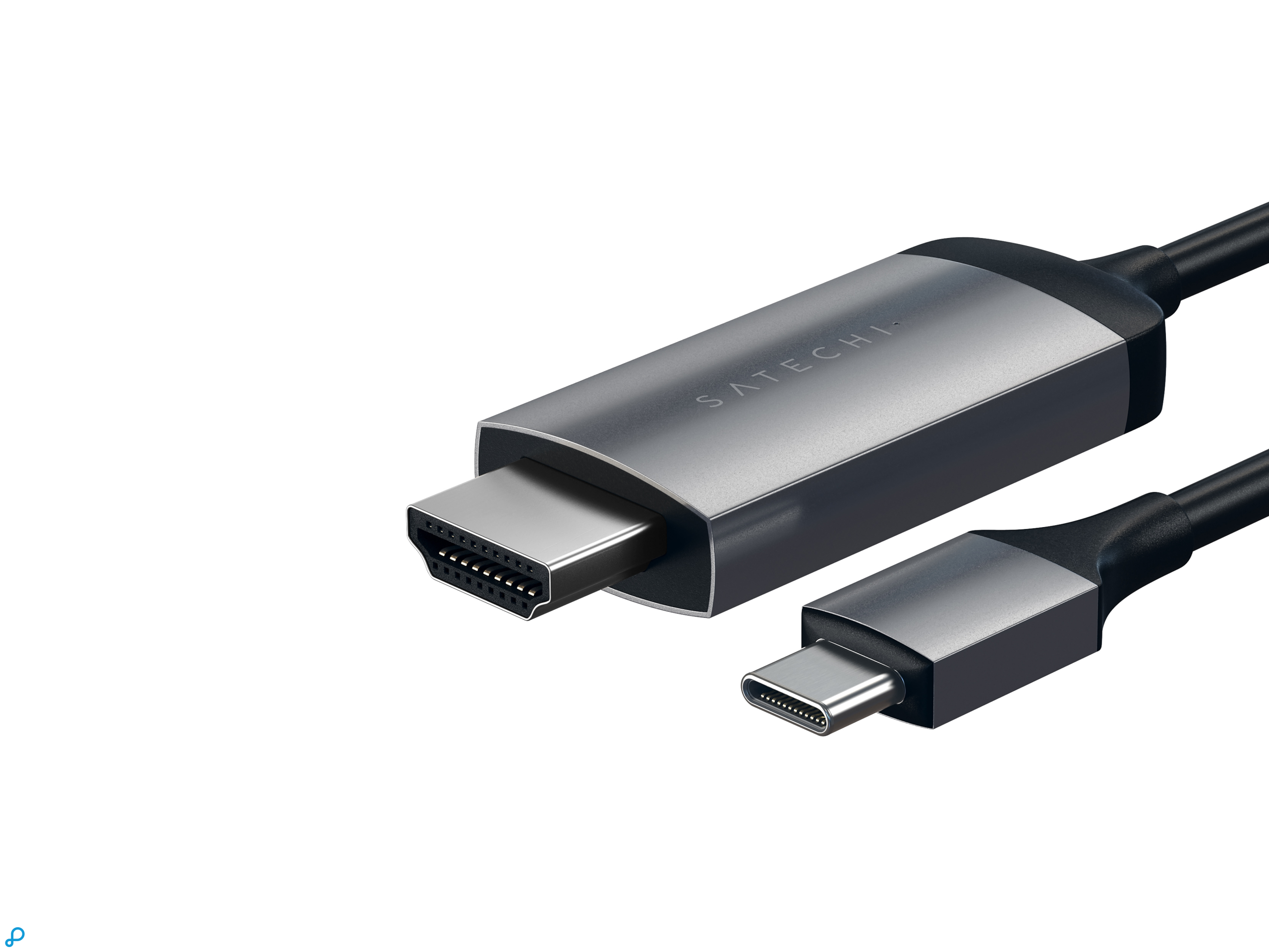 Op=OP Satechi USB-C - 4K HDMI Cable - Space Grey-1