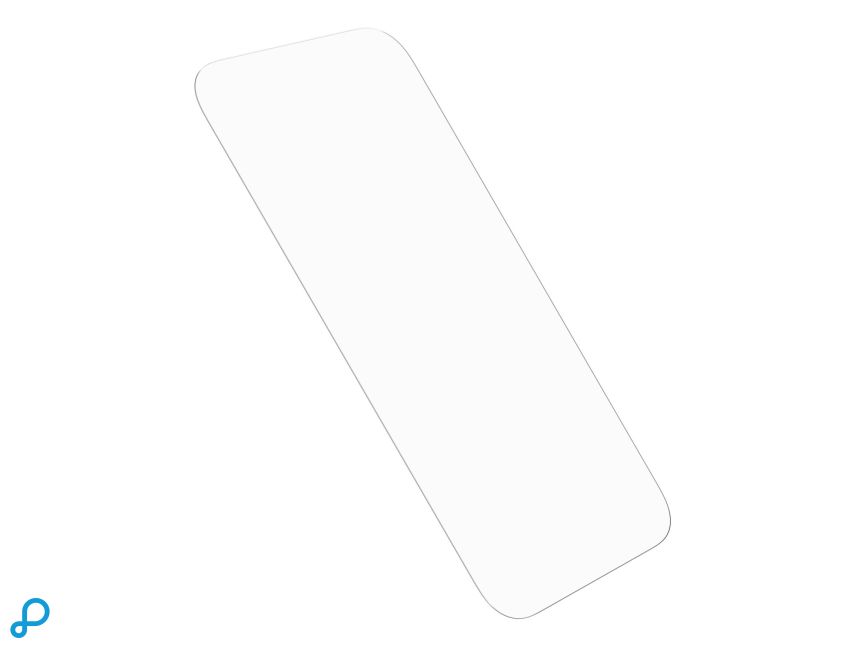 OtterBox Premium Glass Antimicrobial Apple iPhone 15 -clear Retail
