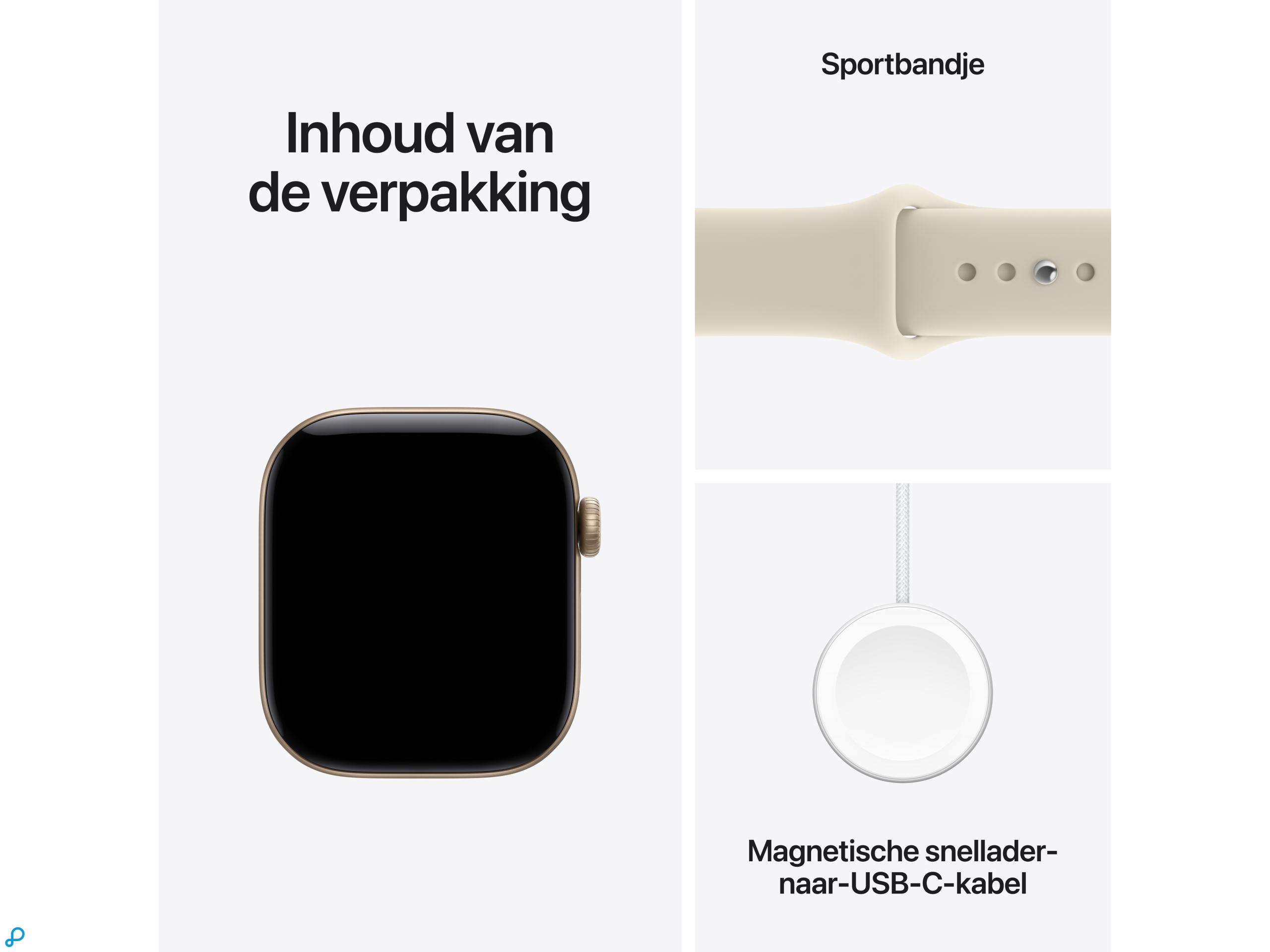 Apple Watch Series 12 GPS + Cellular 42mm Light Gold Aluminium Case with Sand Sport Band - M/L-6