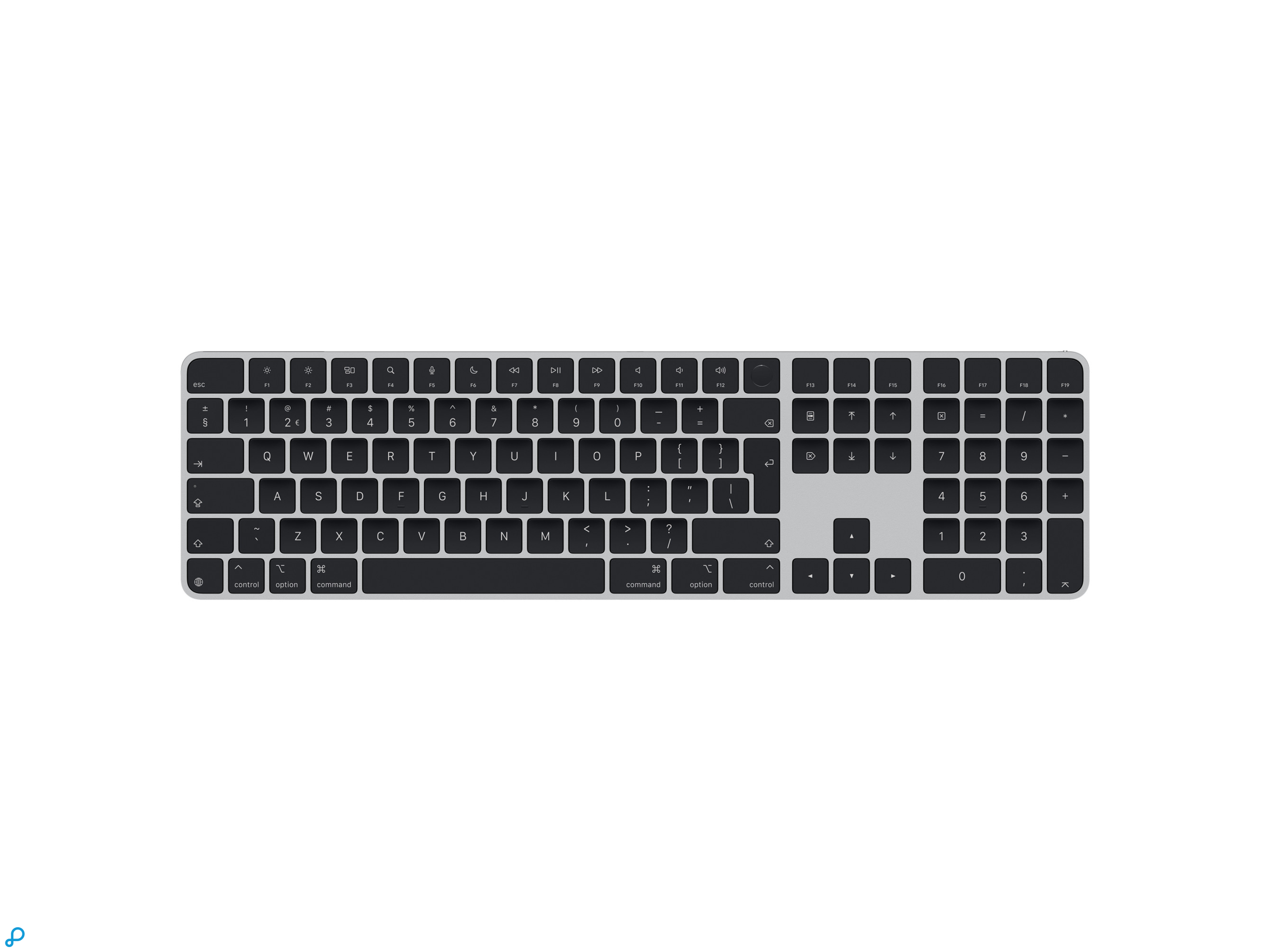 Magic Keyboard met Touch ID en Numeric Keypad NL voor Mac modellen met Apple silicon - Nederlands - Zwart-0