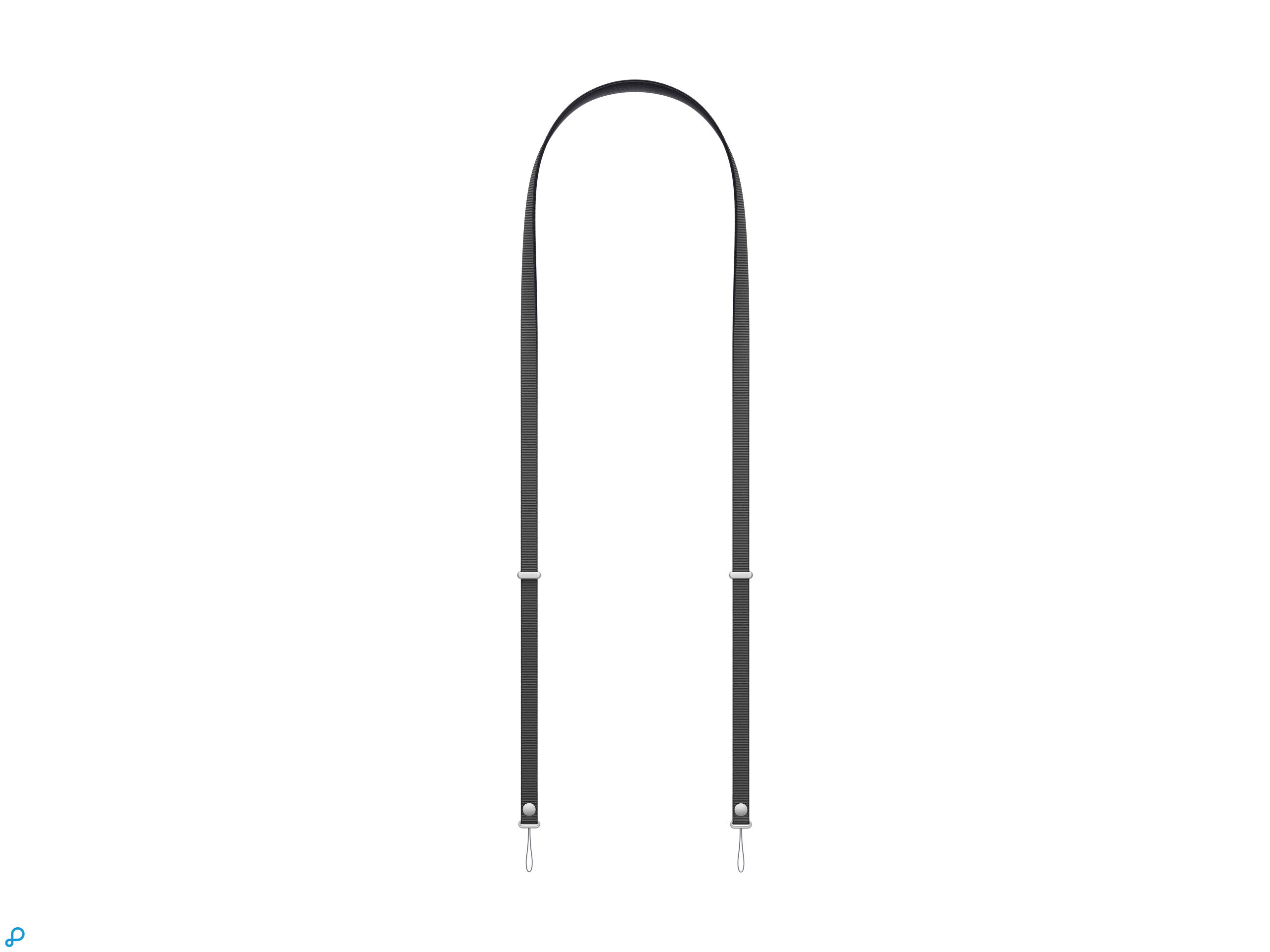 Apple Crossbody Strap For iPhone 17 - Black-1
