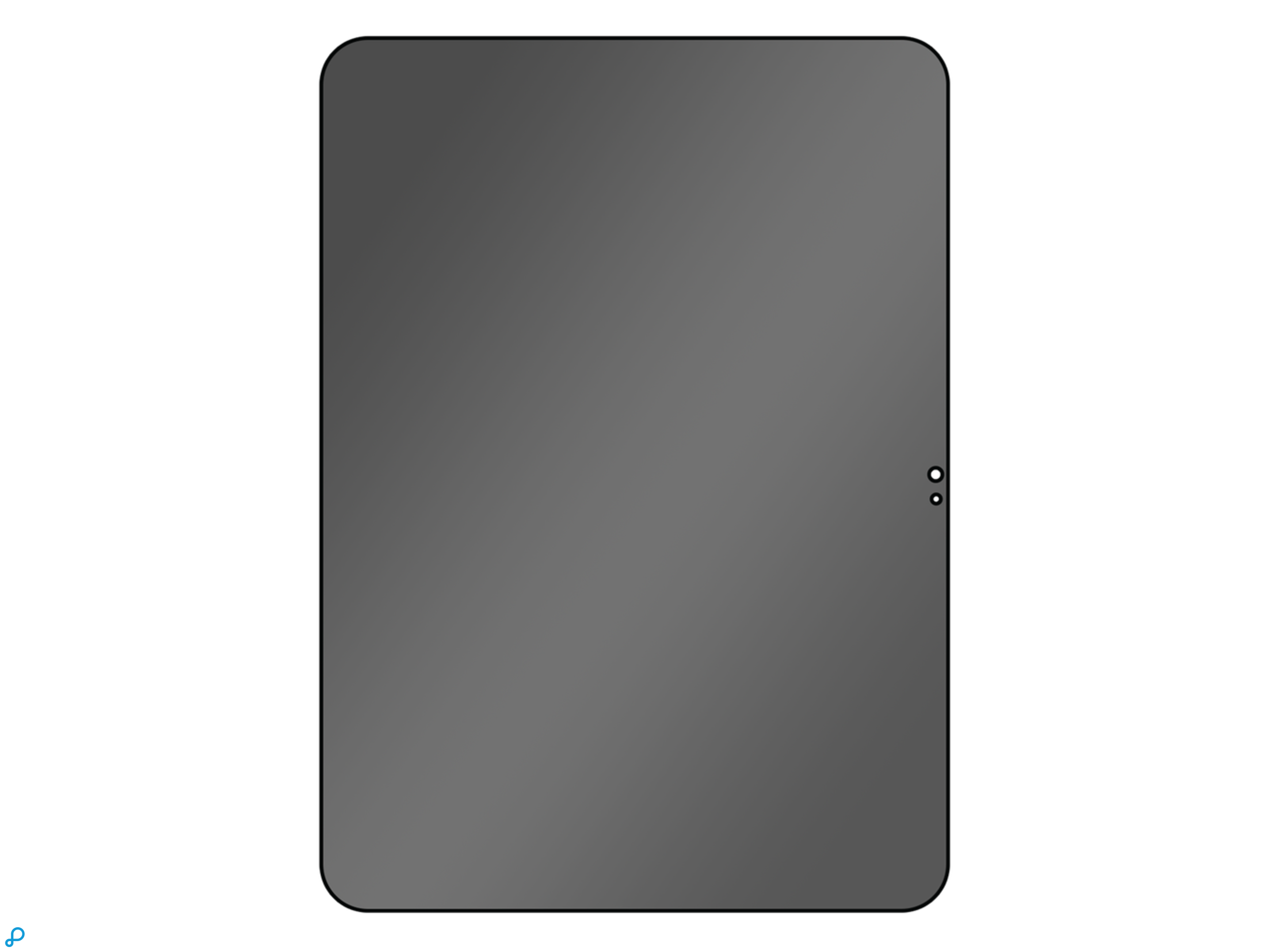 Just in Case iPad 2022 (10th Gen) - Privacy Screenprotector Tempered Glass-0