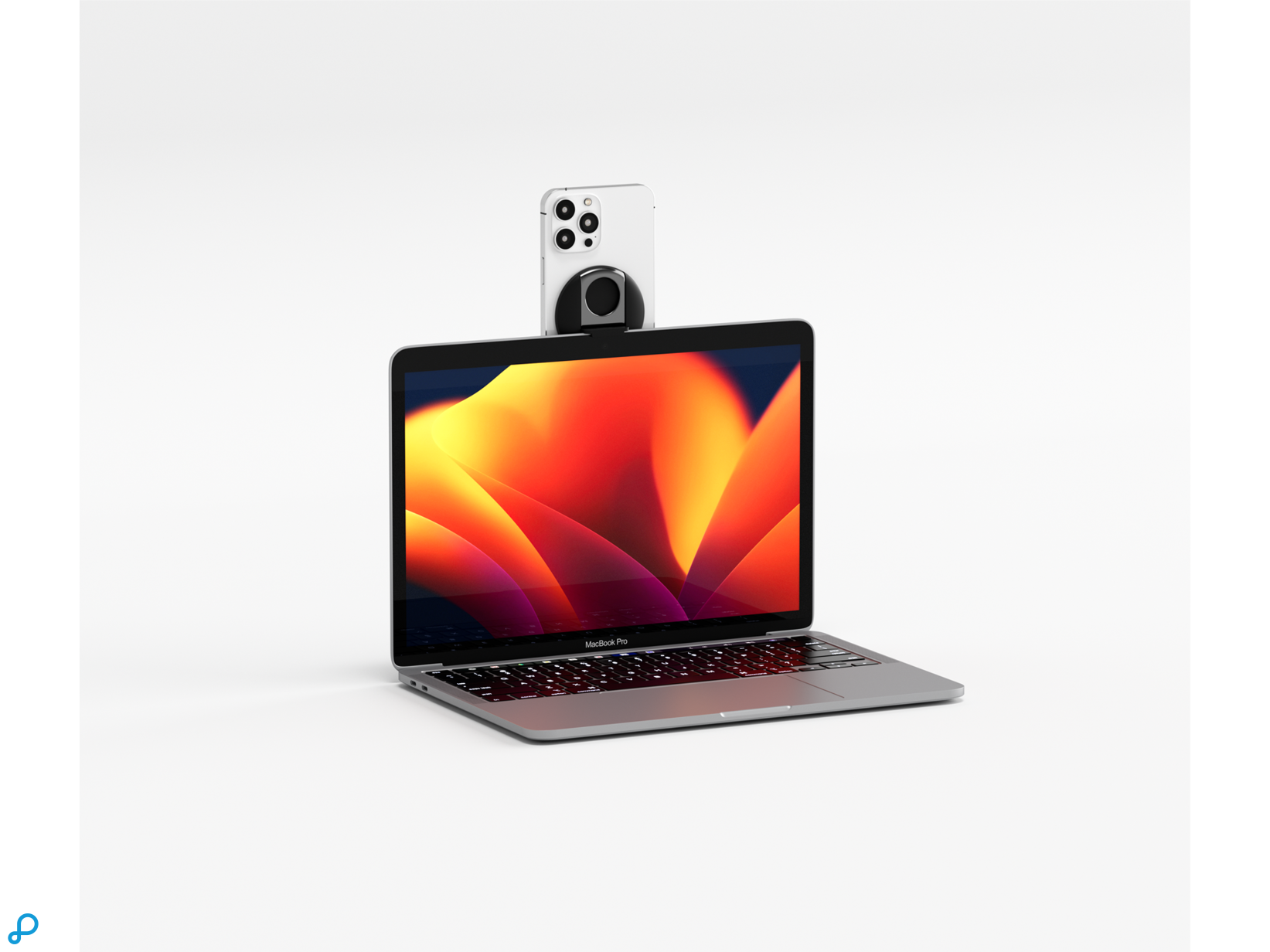 Belkin iPhone Mount met MagSafe voor Mac Notebooks, Black-3